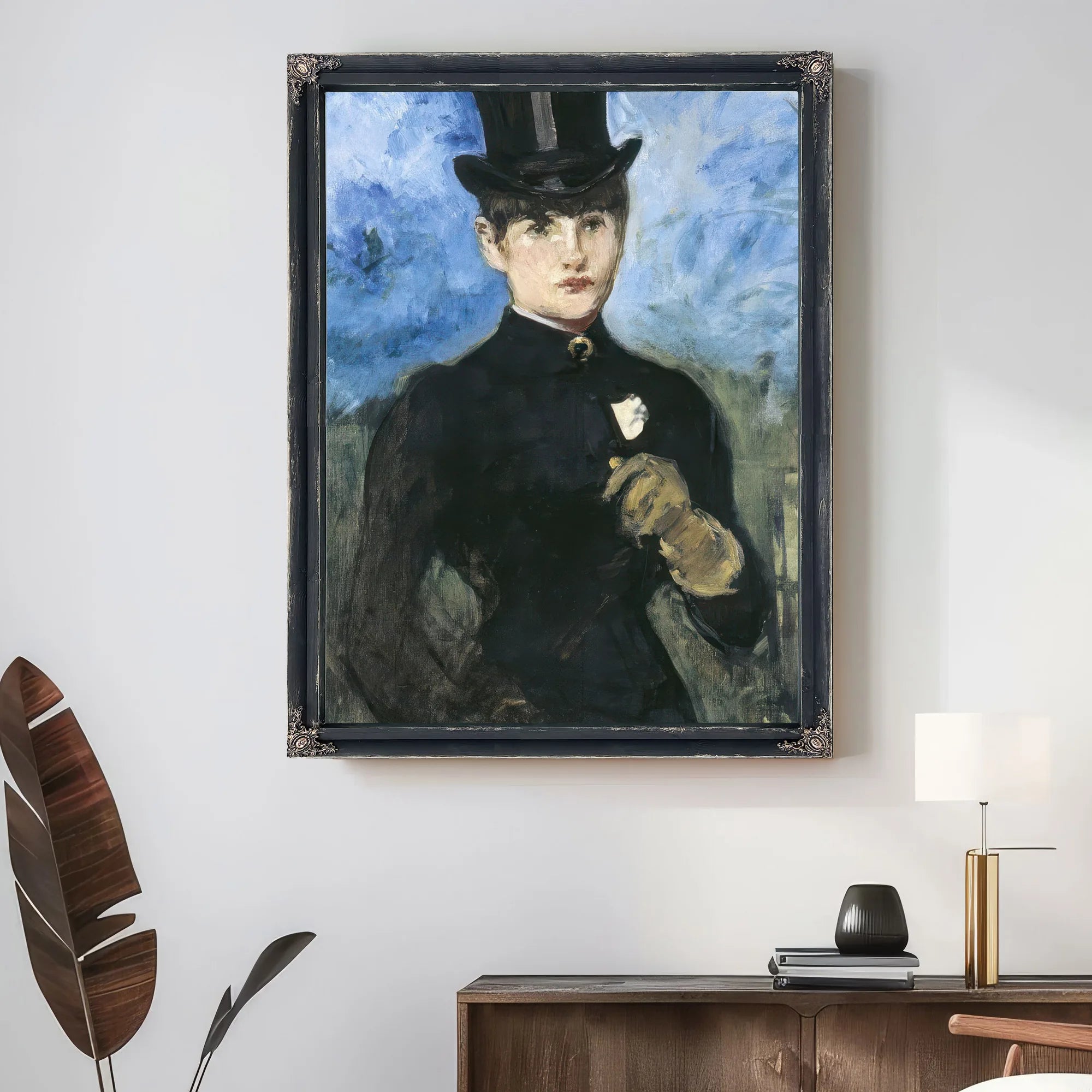 Horsewoman, Fullface By Edouard Manet Fine Art Print