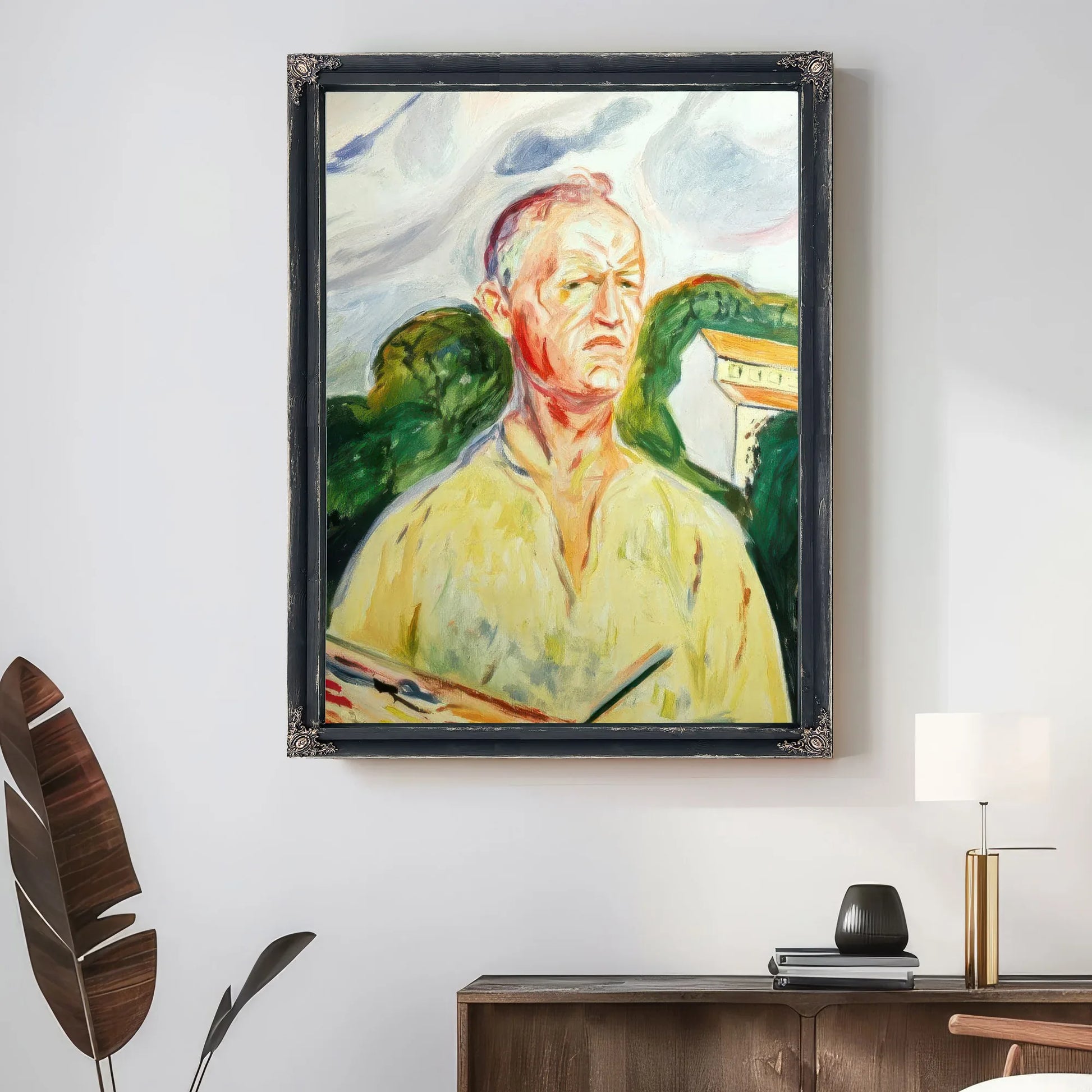Self Portrait 2 By Edvard Munch Fine Art Print