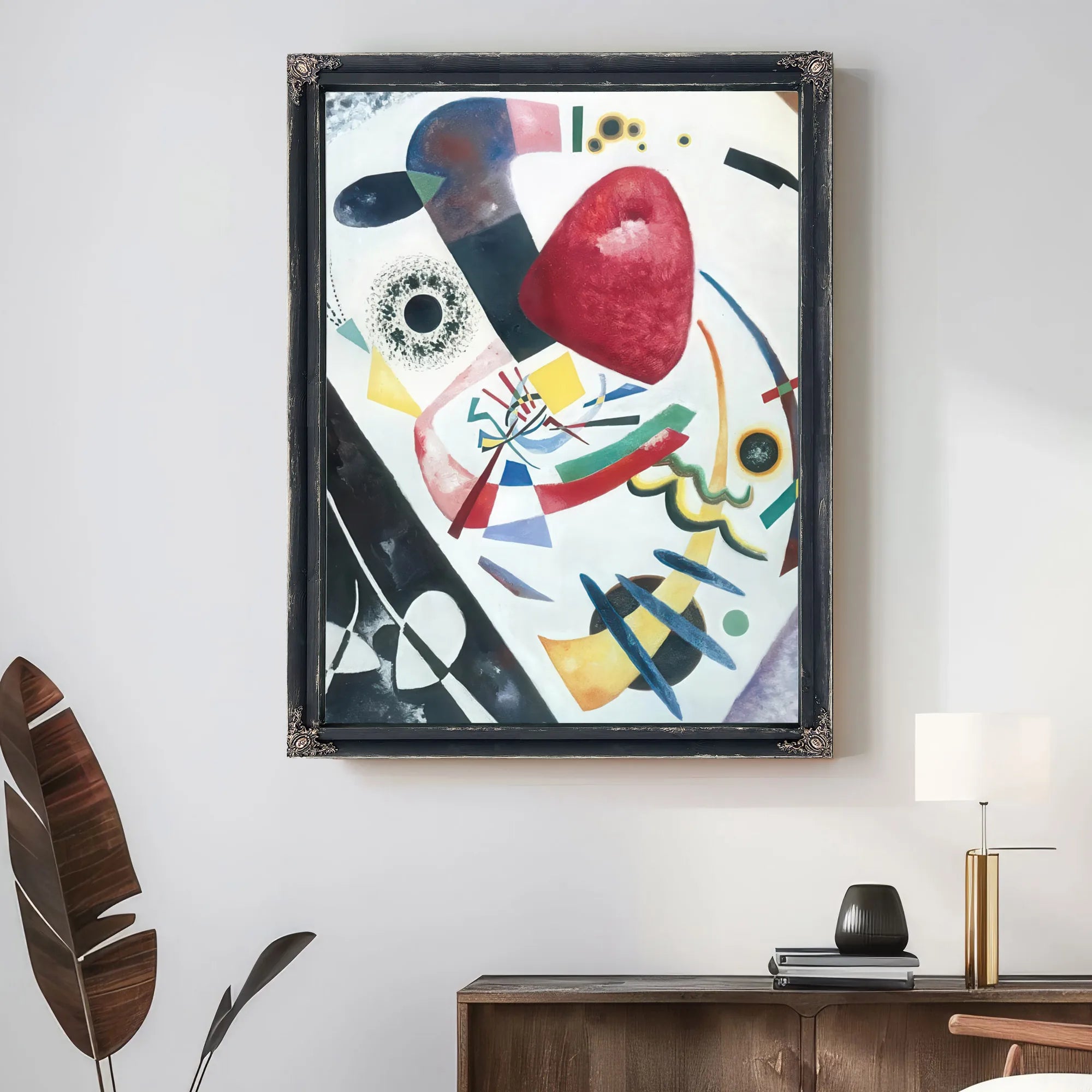 Red Spot Ii 1921 By Wassily Kandinsky Fine Art Print
