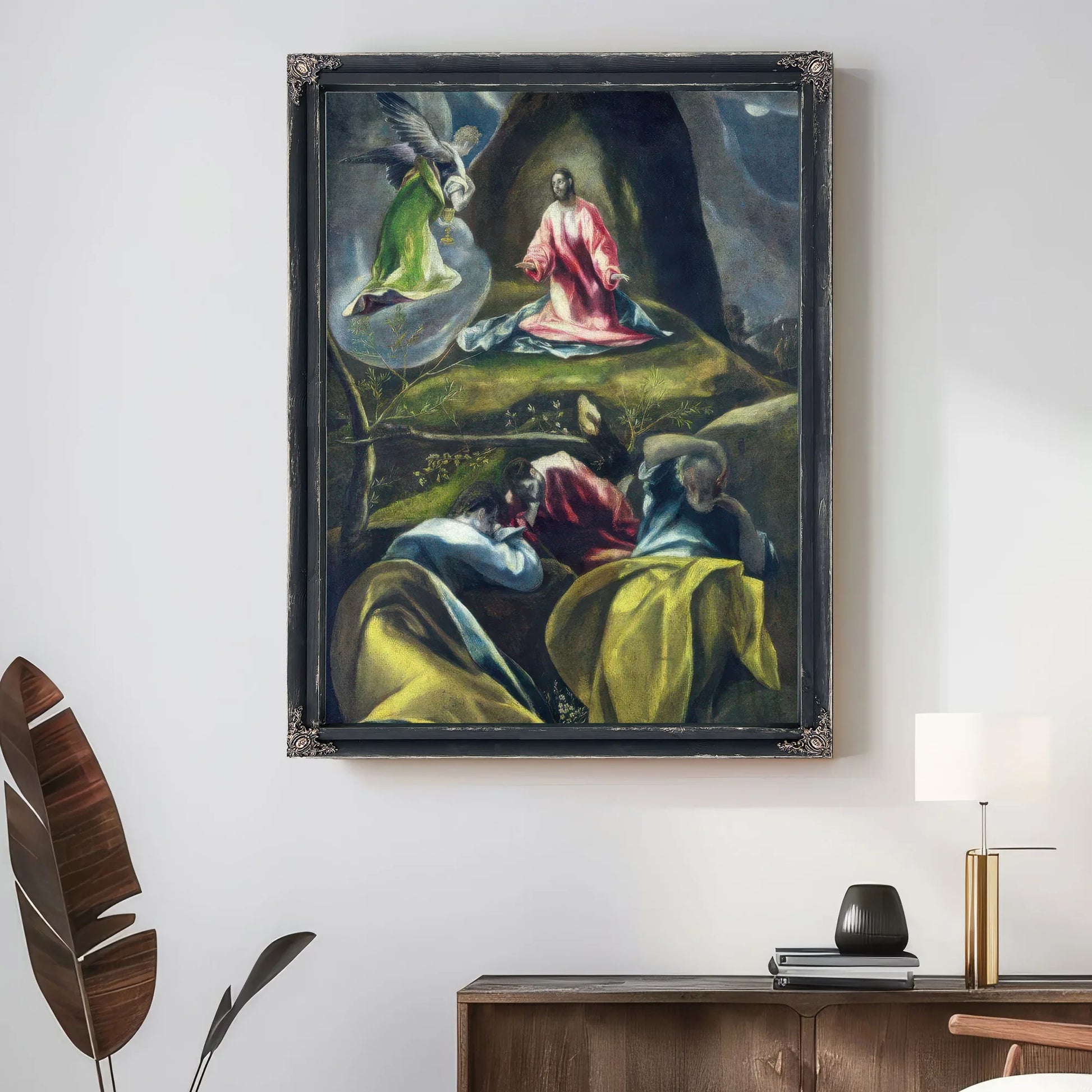 Christ In The Garden Of Olives (Oil On Canvas) By El Greco Fine Art Print