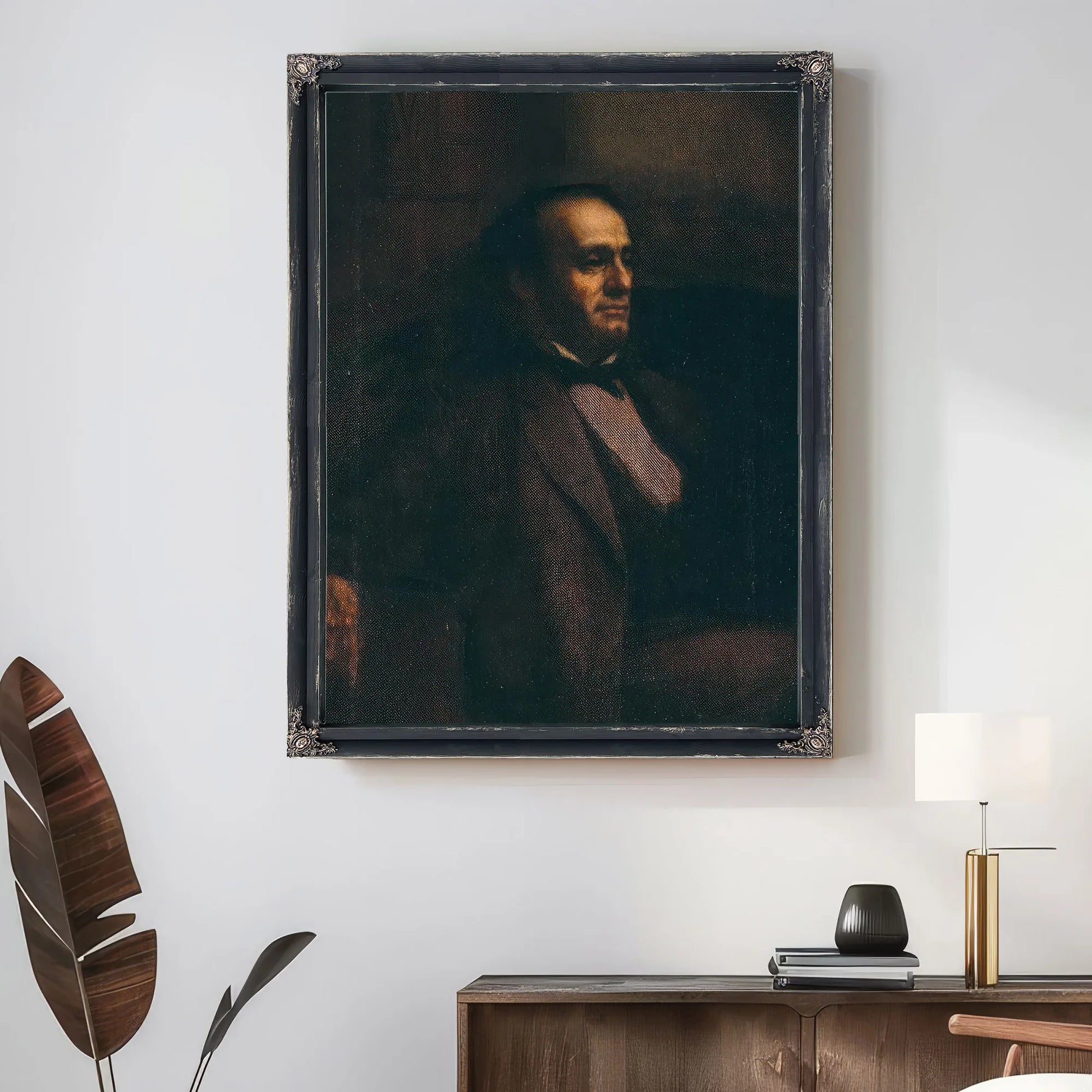 Joseph Warren Of Troy, New York By Eastman Johnson Fine Art Print