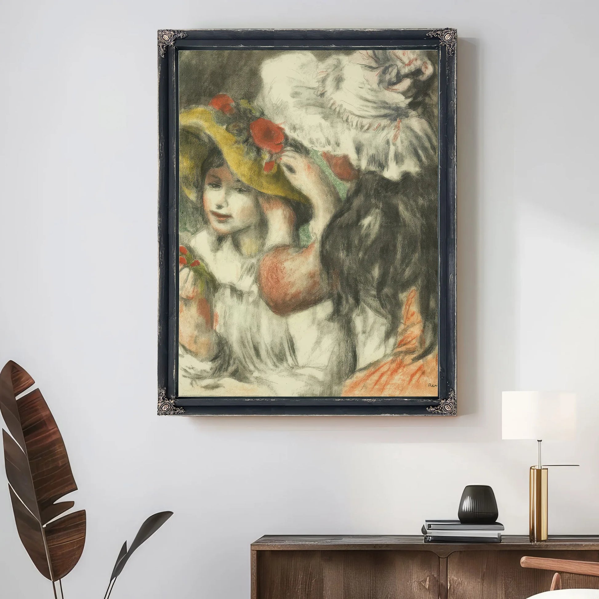 Le Chapeau Epingle By Pierre Auguste Renoir Fine Art Print
