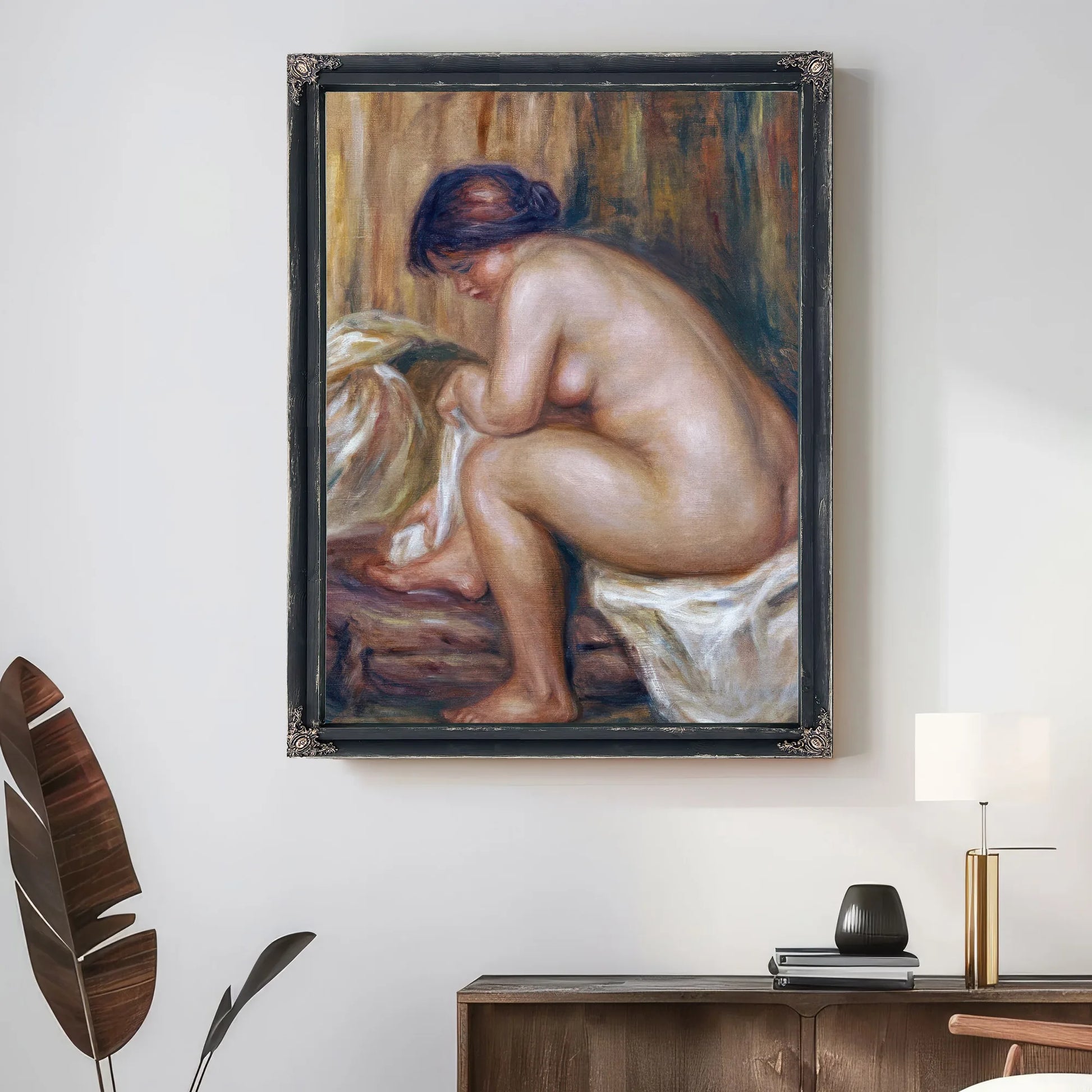 After The Bath By Pierre Auguste Renoir Fine Art Print
