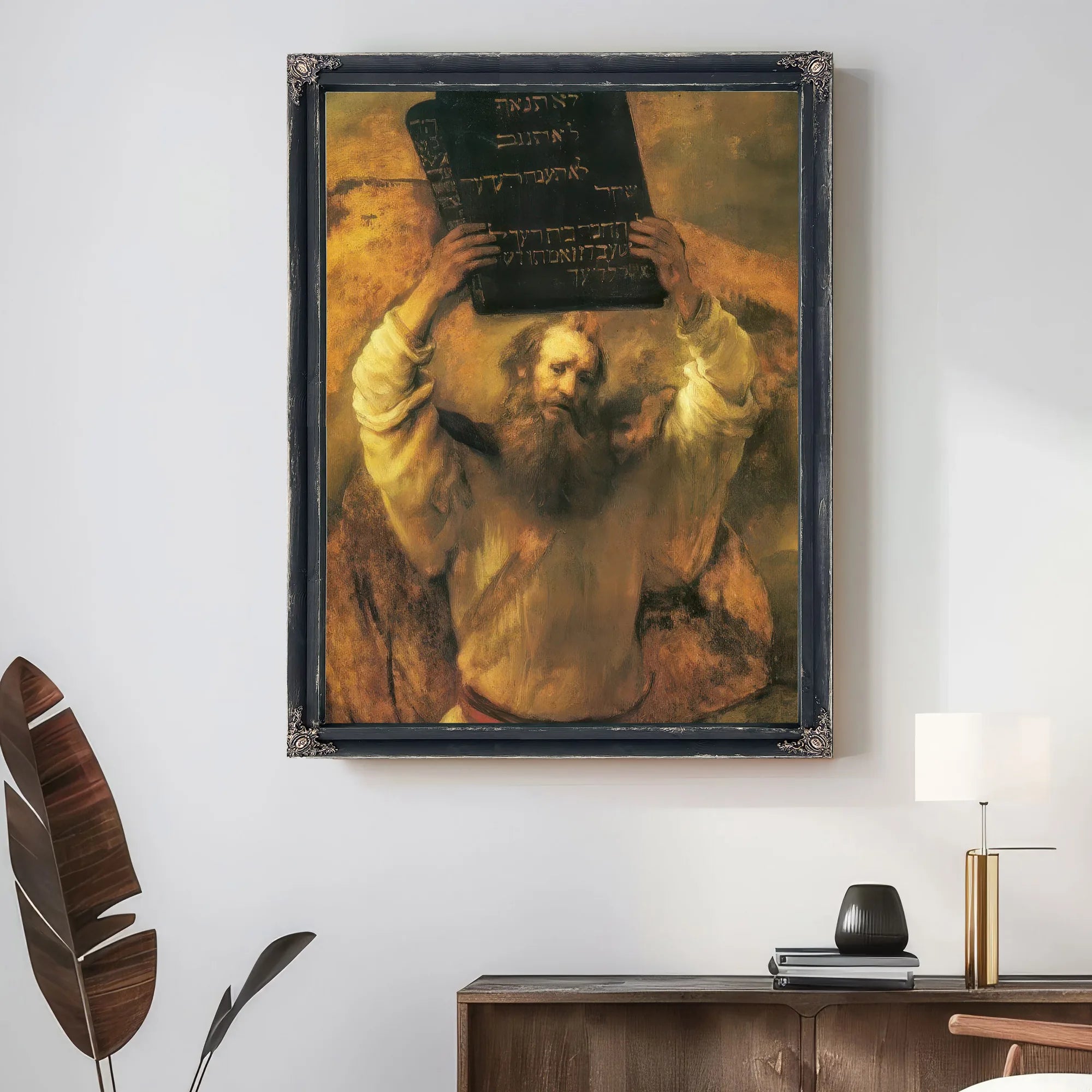 Moses With The Tables Of The Law, 1959 By Rembrandt Fine Art Print