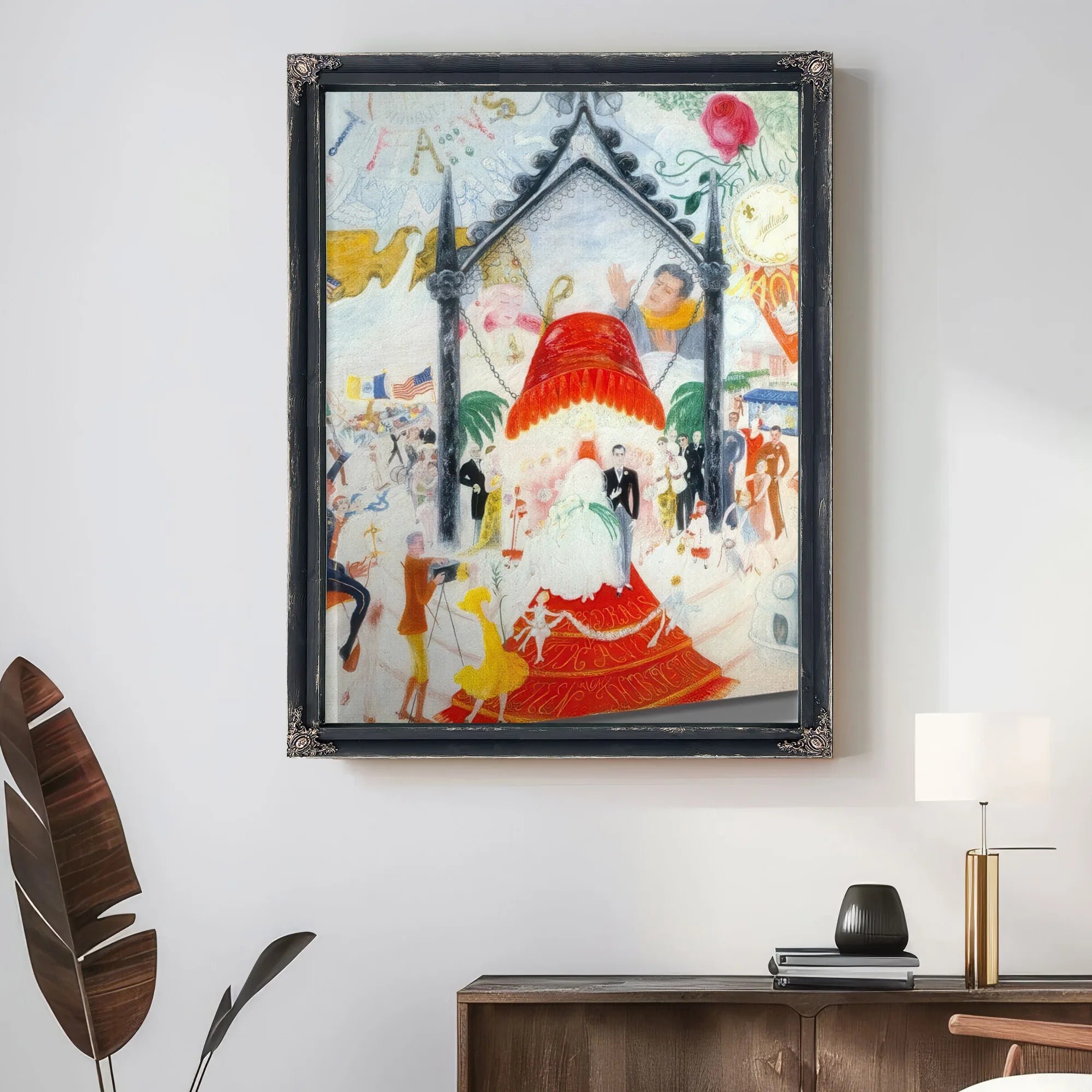 The Cathedrals Of Fifth Avenue By Florine Stettheimer Fine Art Print