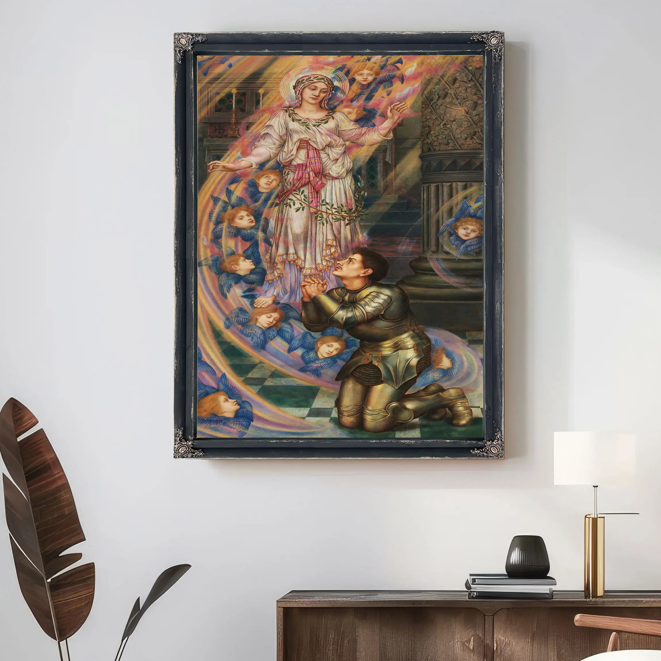 Our Lady Of Peace by Evelyn De Morgan
