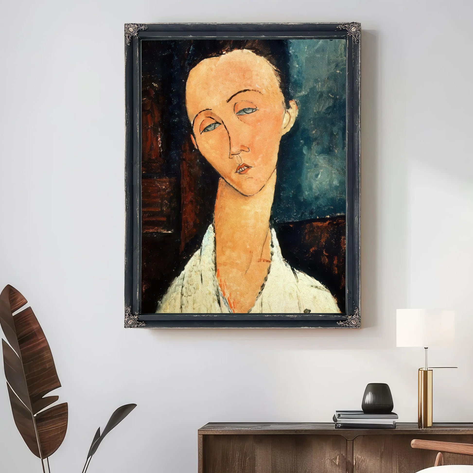 Portrait Of Lunia Czechowskaa By Amedeo Modigliani Fine Art Print