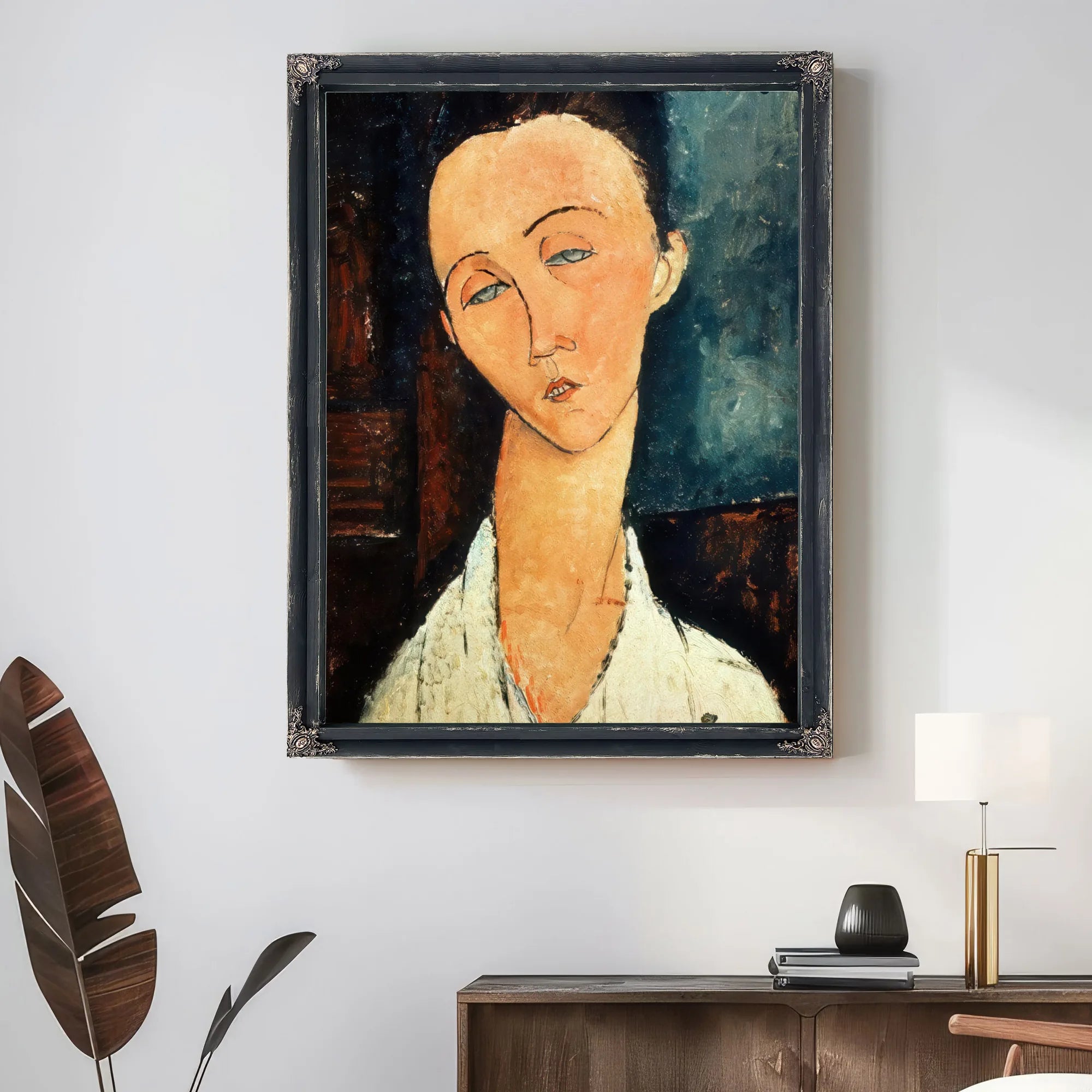 Portrait Of Lunia Czechowskaa By Amedeo Modigliani Fine Art Print
