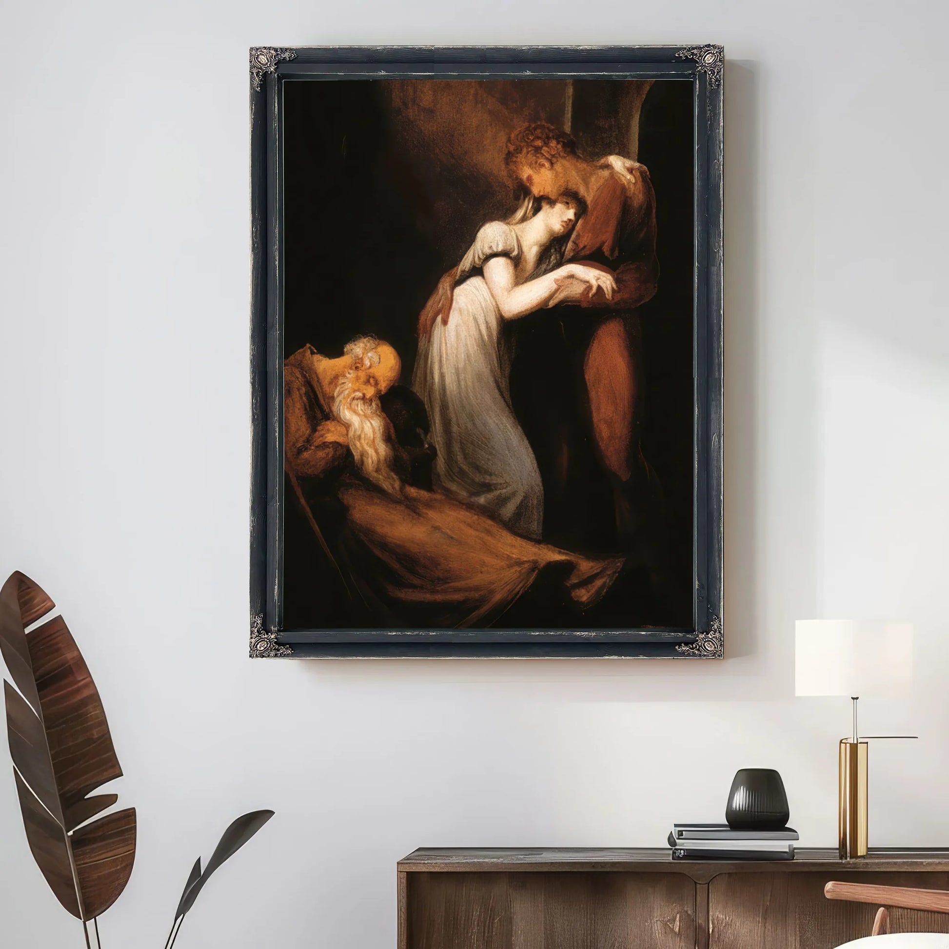 Huon And Amanda With The Dead Alphonso By Henry Fuseli Fine Art Print