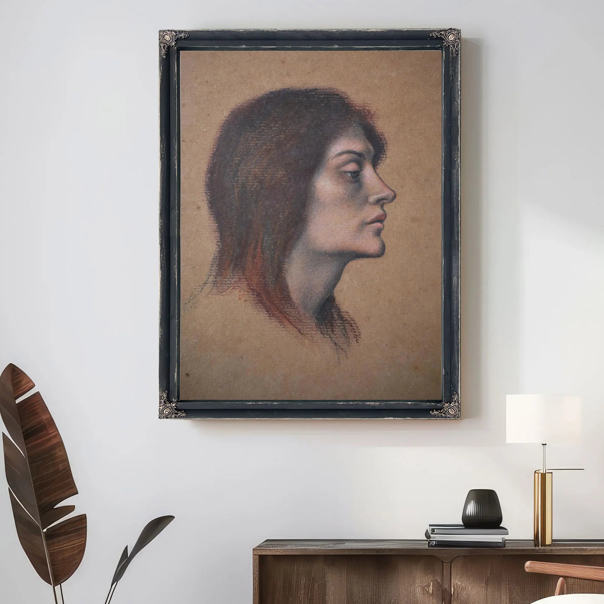 Study Of A Female Head For The Love Potion by Evelyn De Morgan