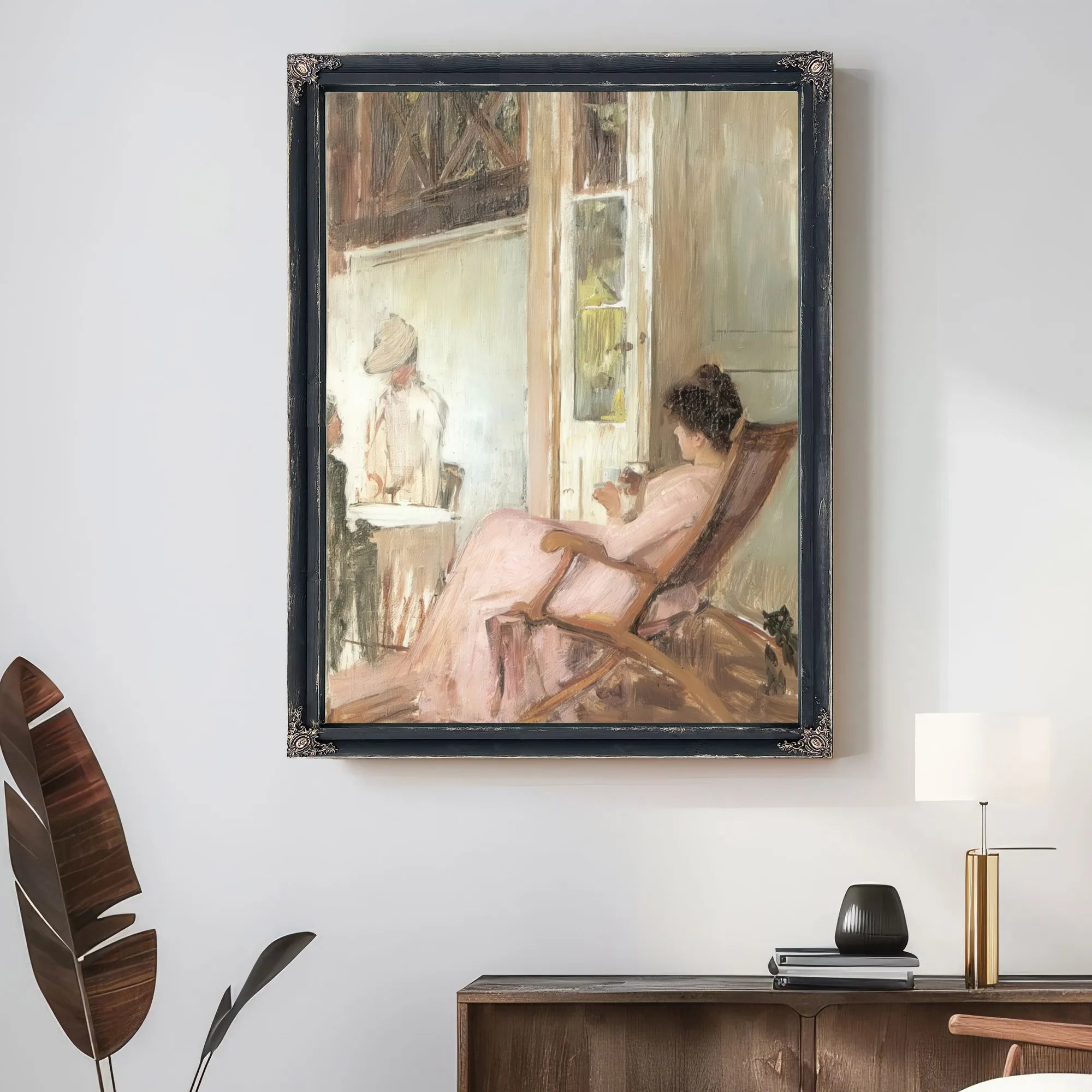 The Loggia By John Waterhouse Fine Art Print