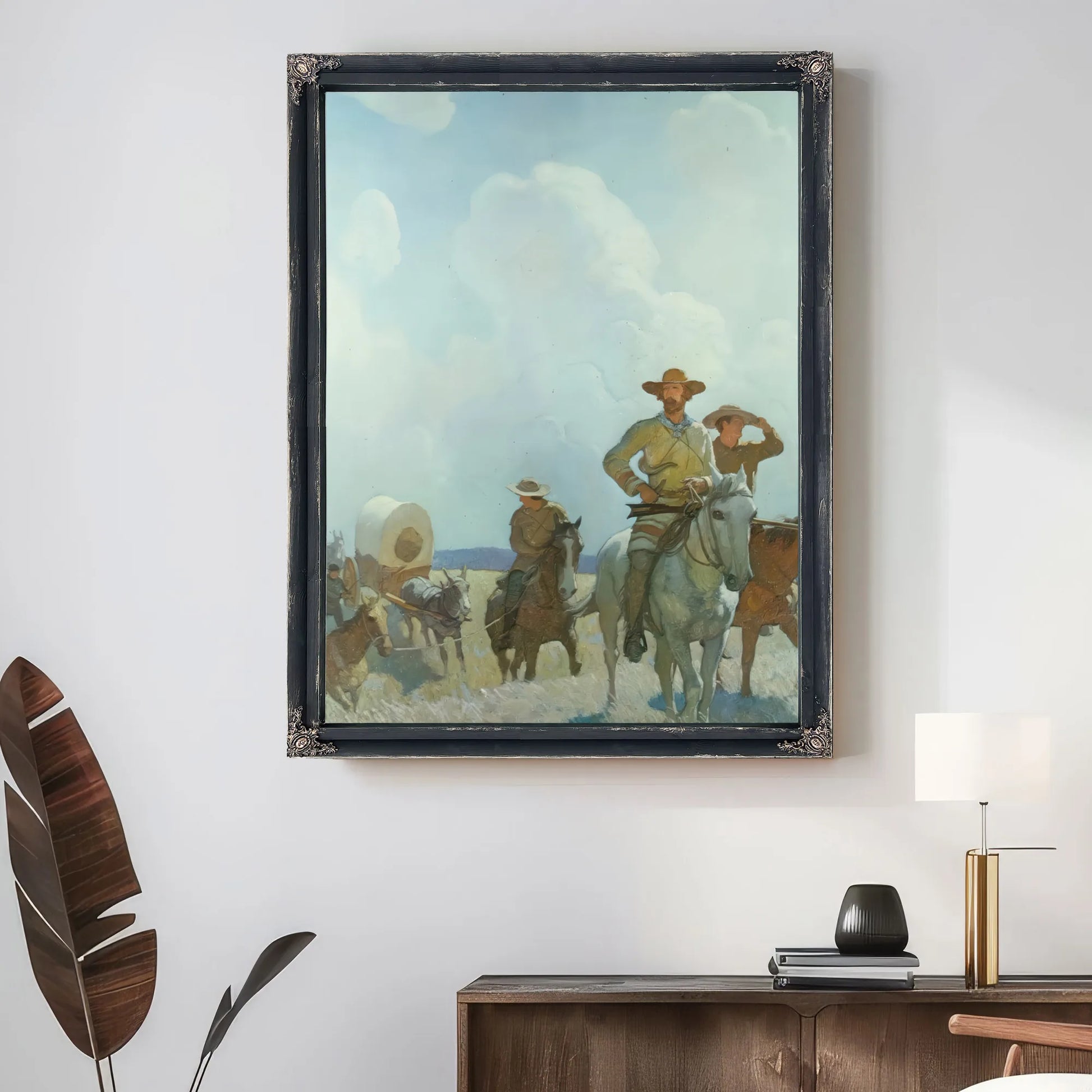 The Parkman Outfit Henry Chatilon Guide And Hunter By NC Wyeth Fine Art Print