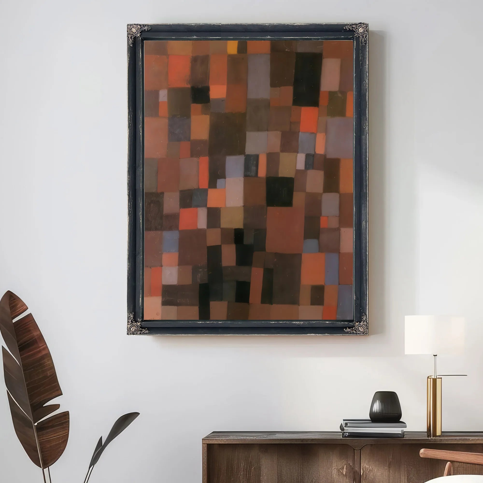 Harmony Of Rectangles In Red Yellow Blue With And Black 1923 238 By Paul Klee Fine Art Print