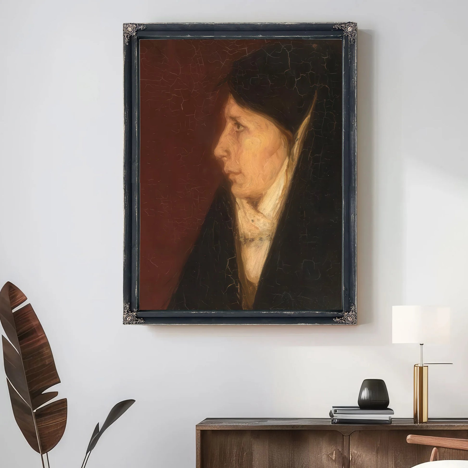 Profile Of A Woman's Head By Henry Ossawa Tanner Fine Art Print