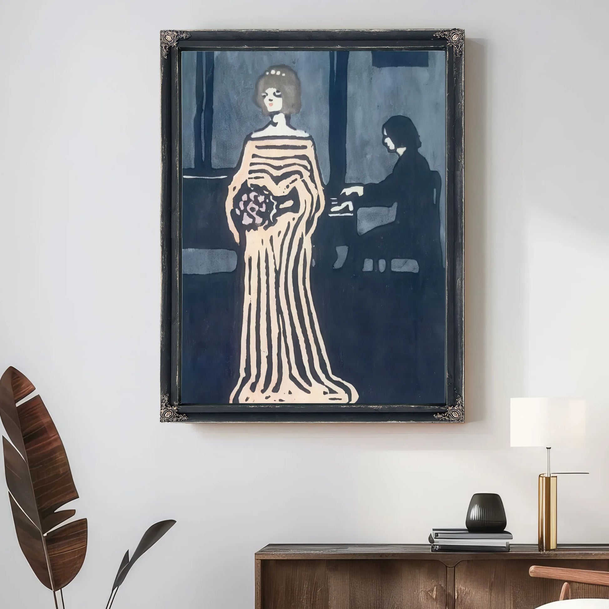 The Singer 1903 By Wassily Kandinsky Fine Art Print