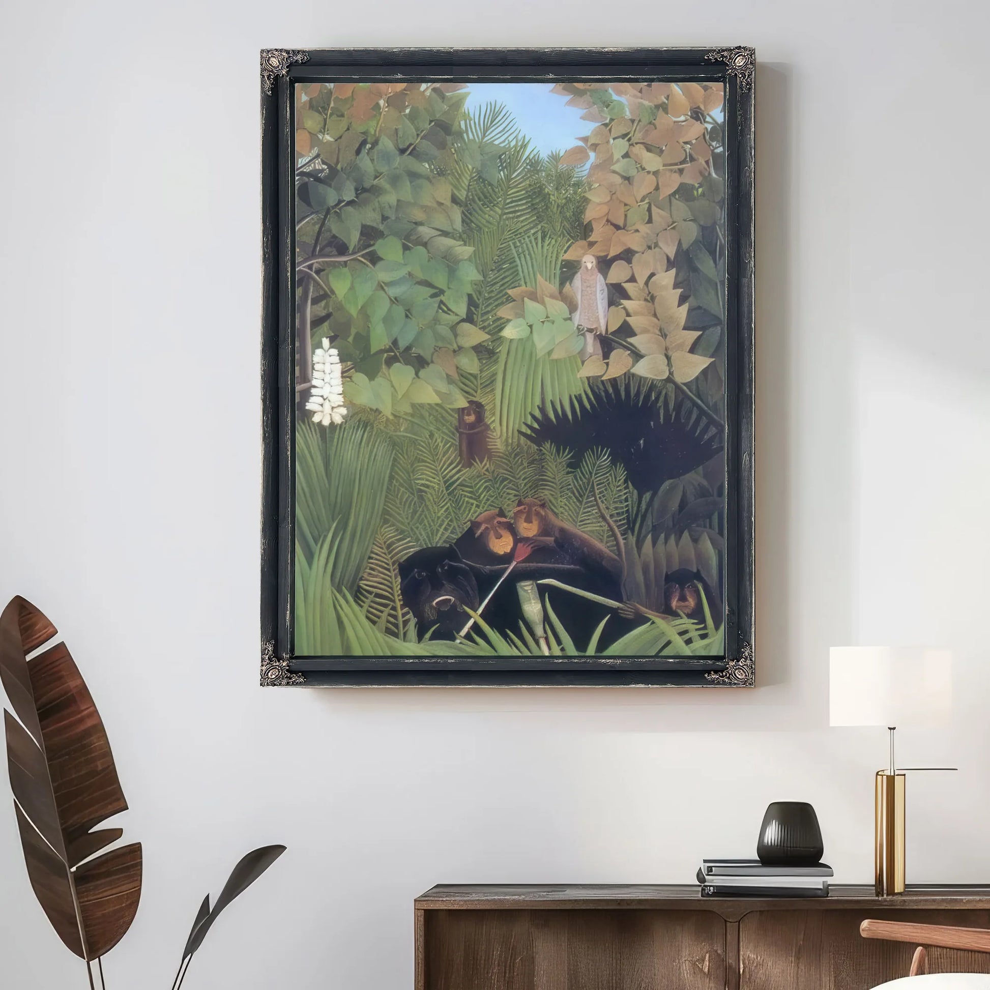 Merry Jesters About 1906 By Henri Rousseau Fine Art Print