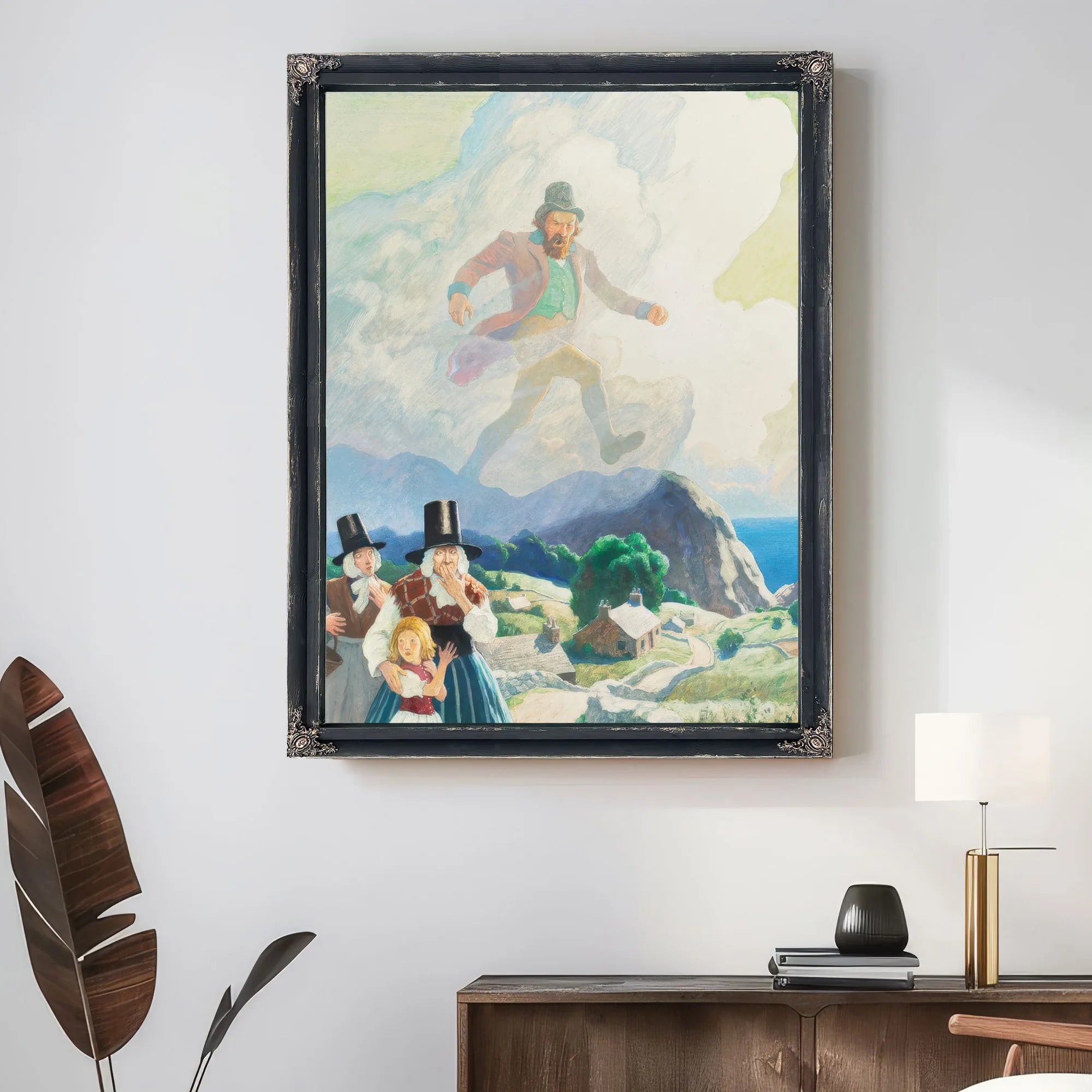 The Man Of Wales By NC Wyeth Fine Art Print