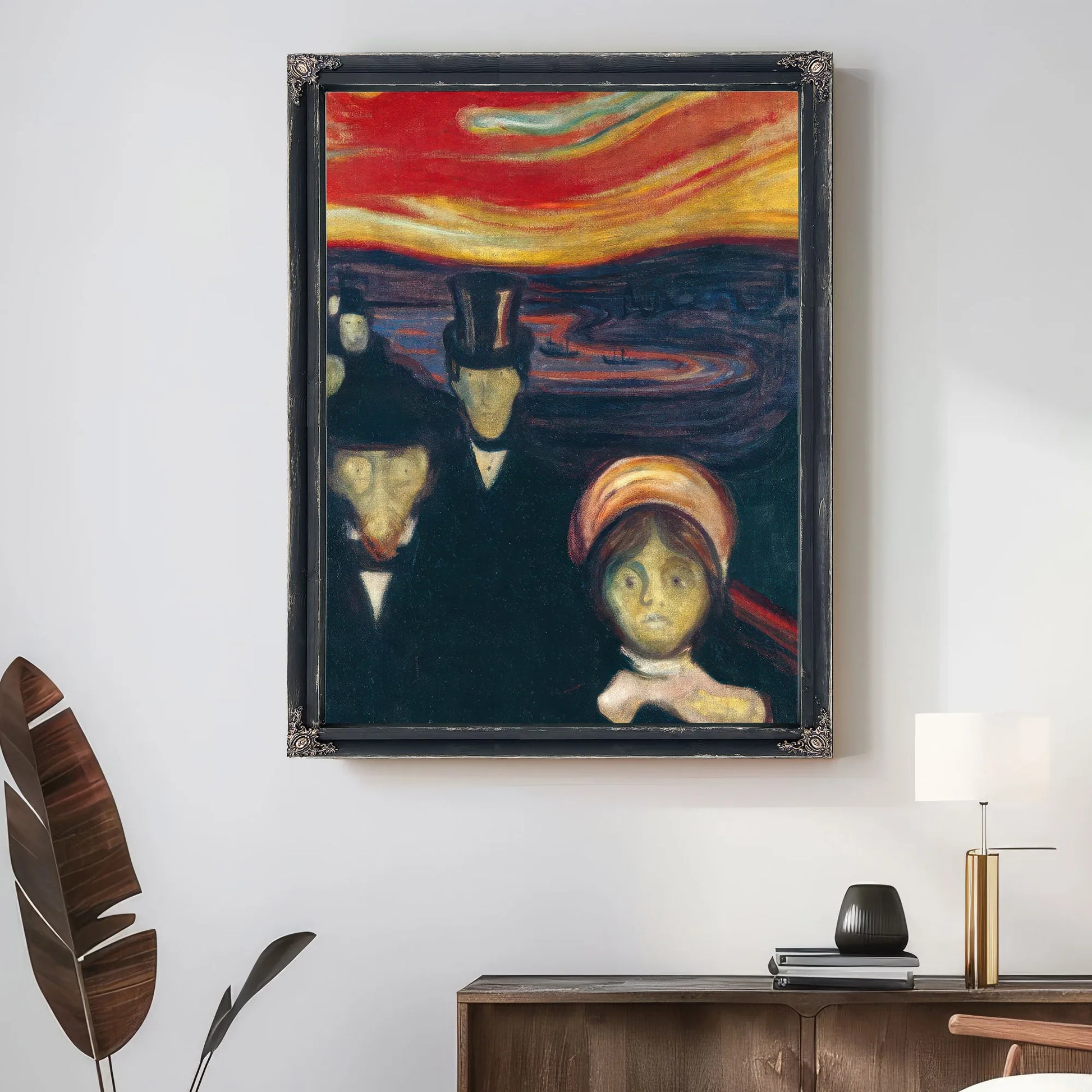 Anxiety 1894 94X74Cm Munch Museum M 515 X3000 By Edvard Munch Fine Art Print