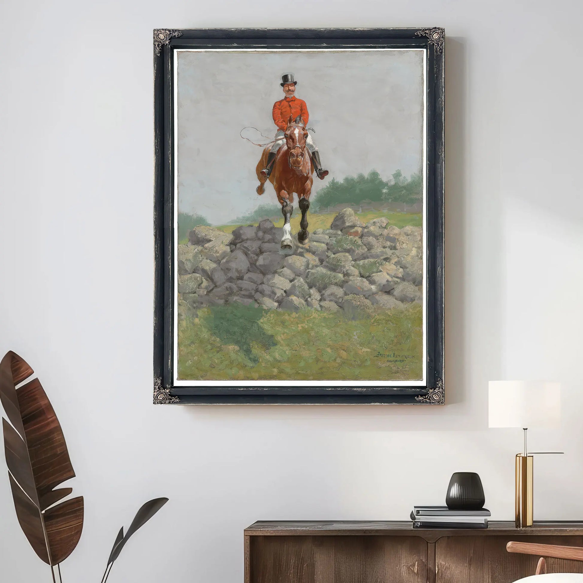 A Hunting Man by Frederic Remington