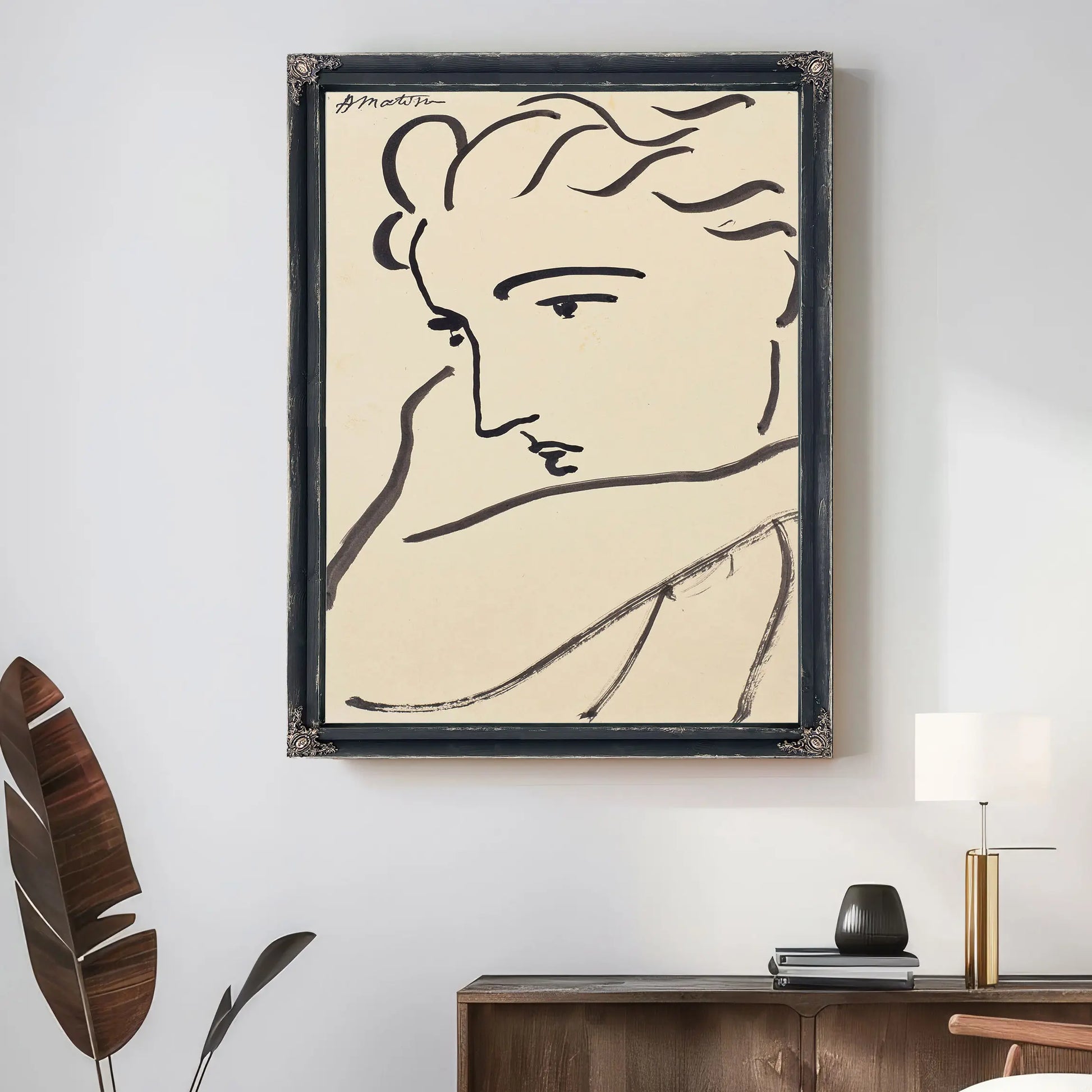 Themes Et Variations (Portrait De Femme) by Henri Matisse