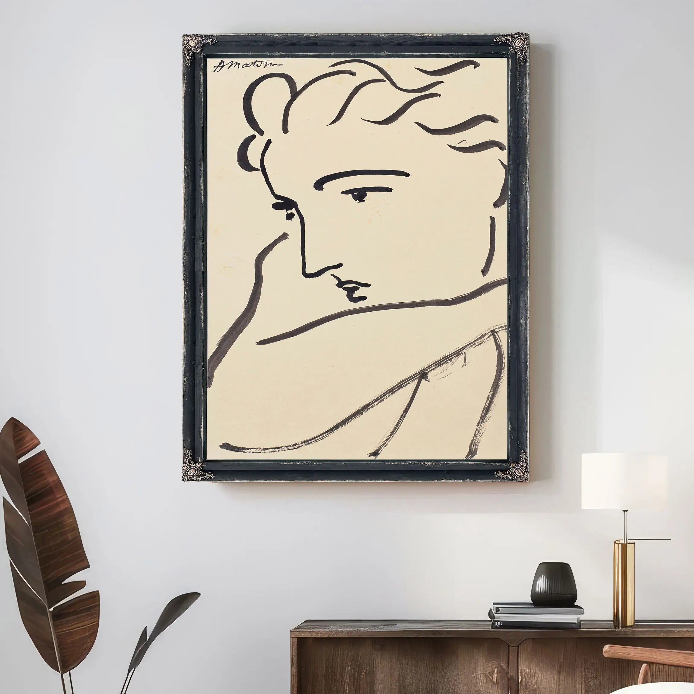 Themes Et Variations (Portrait De Femme) by Henri Matisse