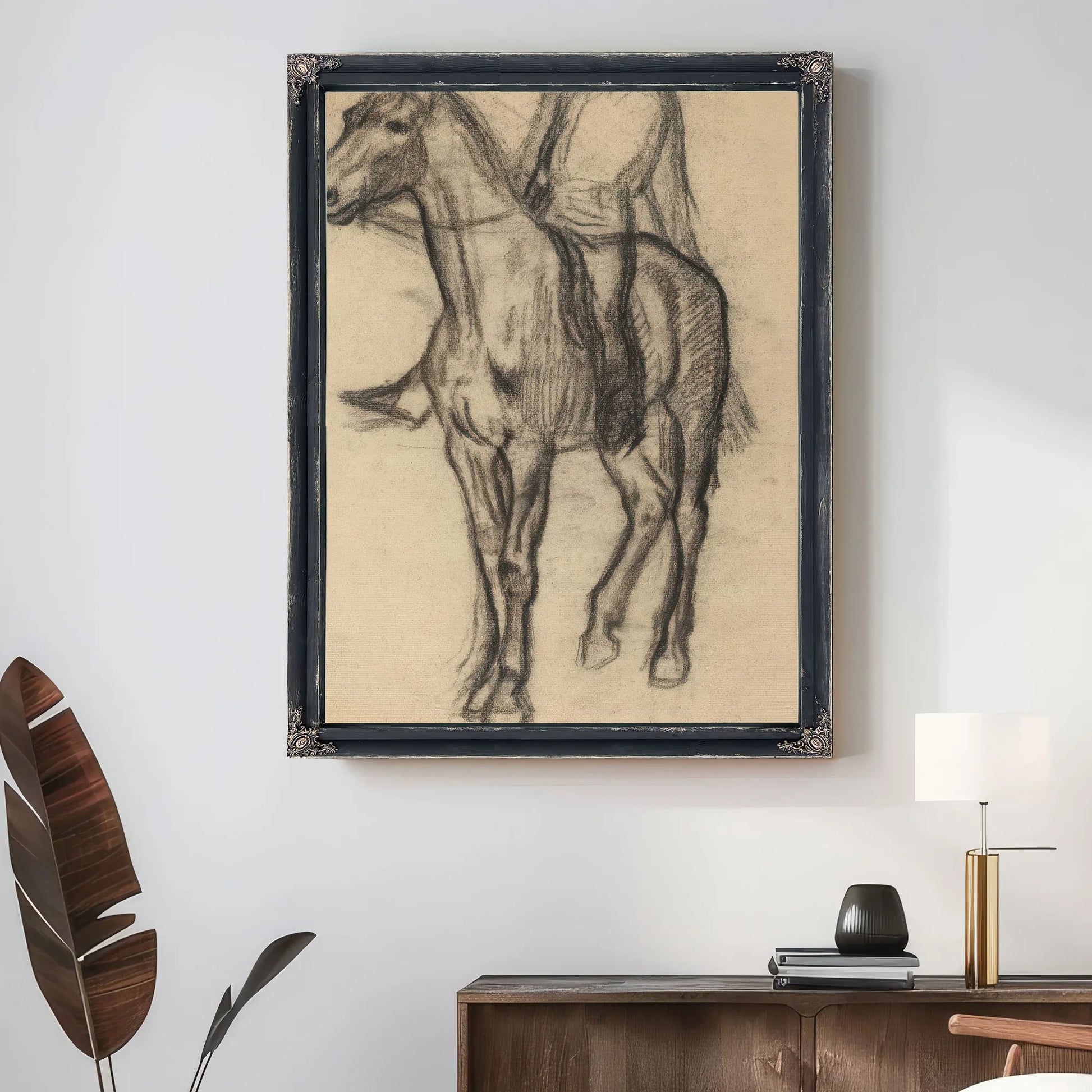 Horse And Rider By Edgar Degas Fine Art Print