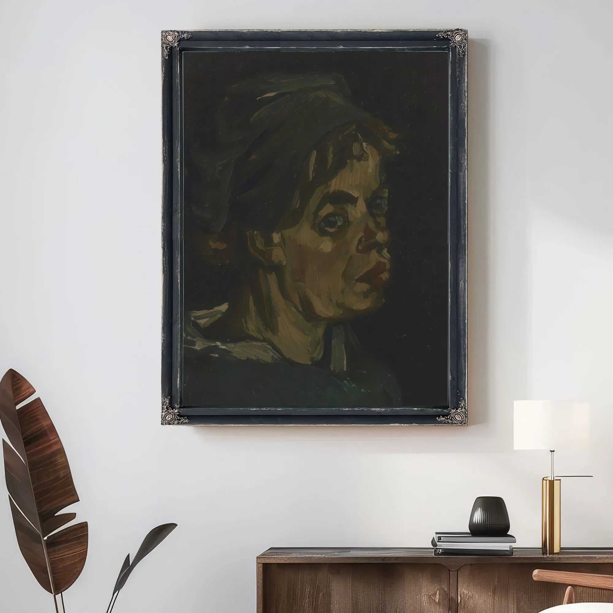 Head Of A Woman 2 By Vincent Van Gogh Fine Art Print