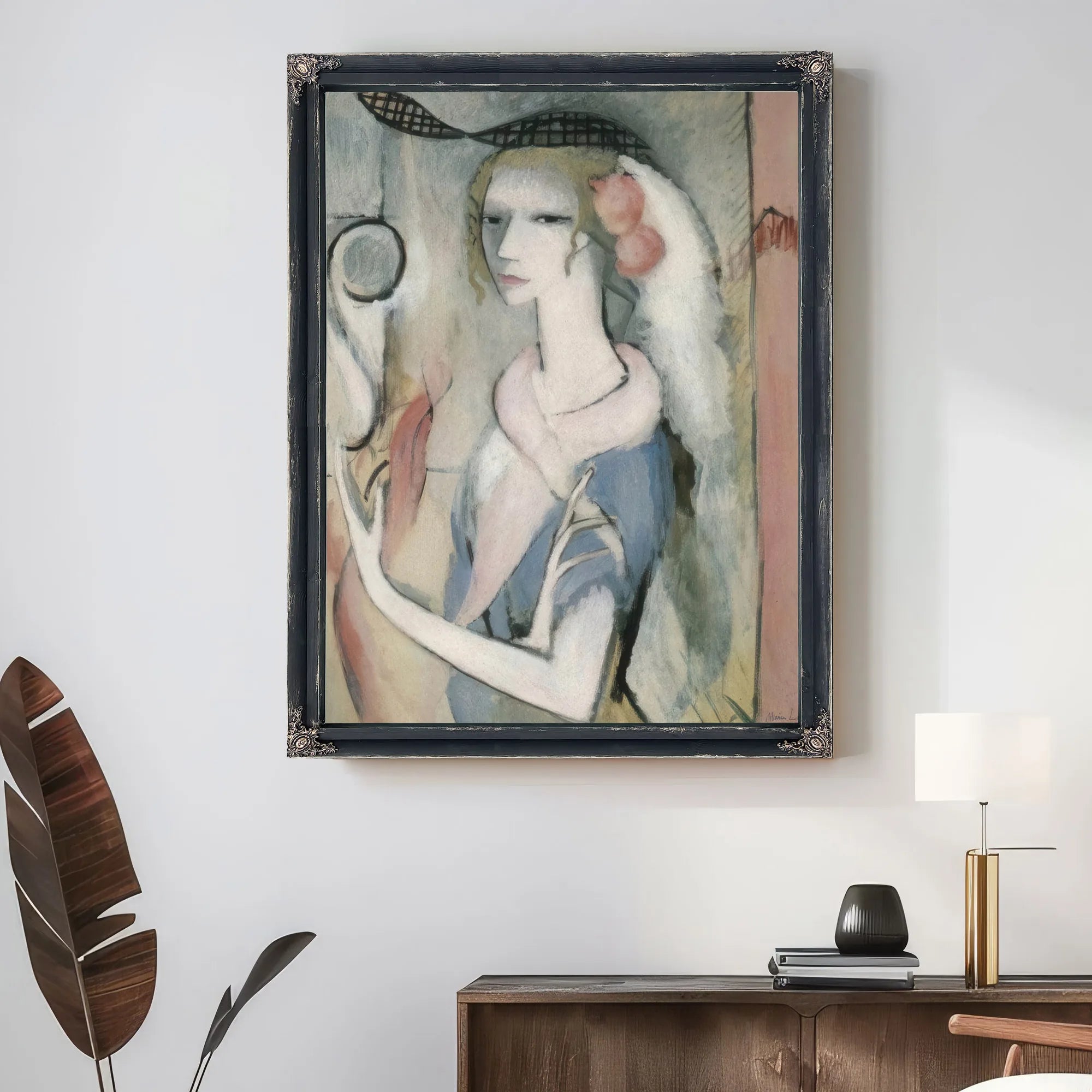 Femme Debout A La Capeline 1913 By Marie Laurencin Fine Art Print