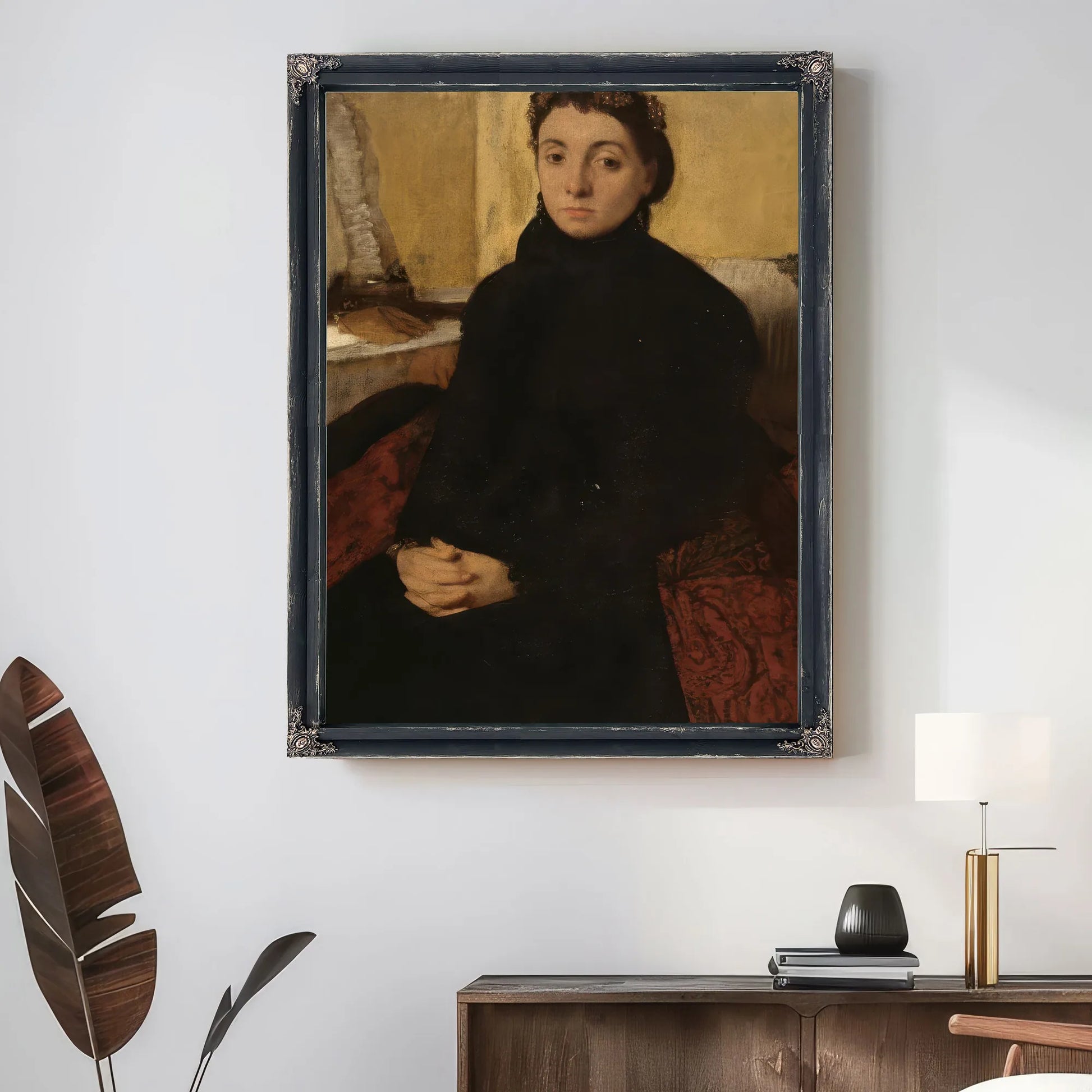 Madame Gaujelin By Edgar Degas Fine Art Print