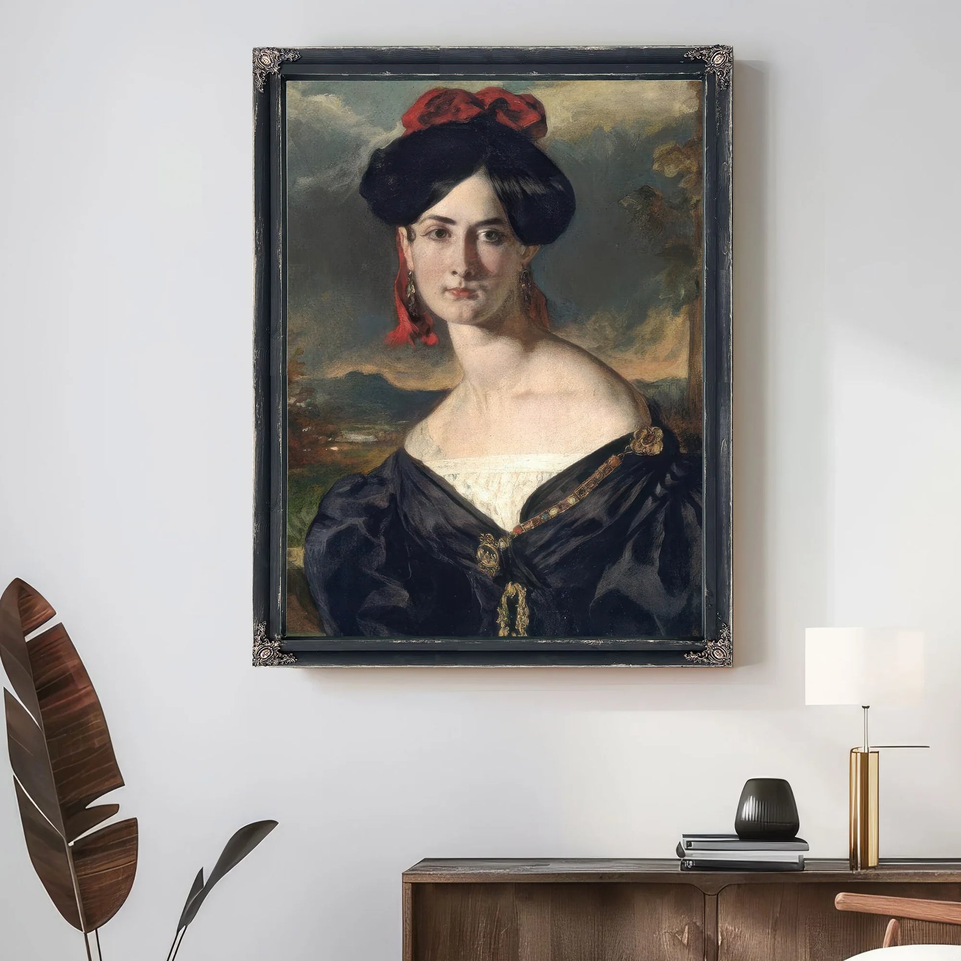 Louisa Elizabeth Vaughan, Born Rolls By William Etty Fine Art Print
