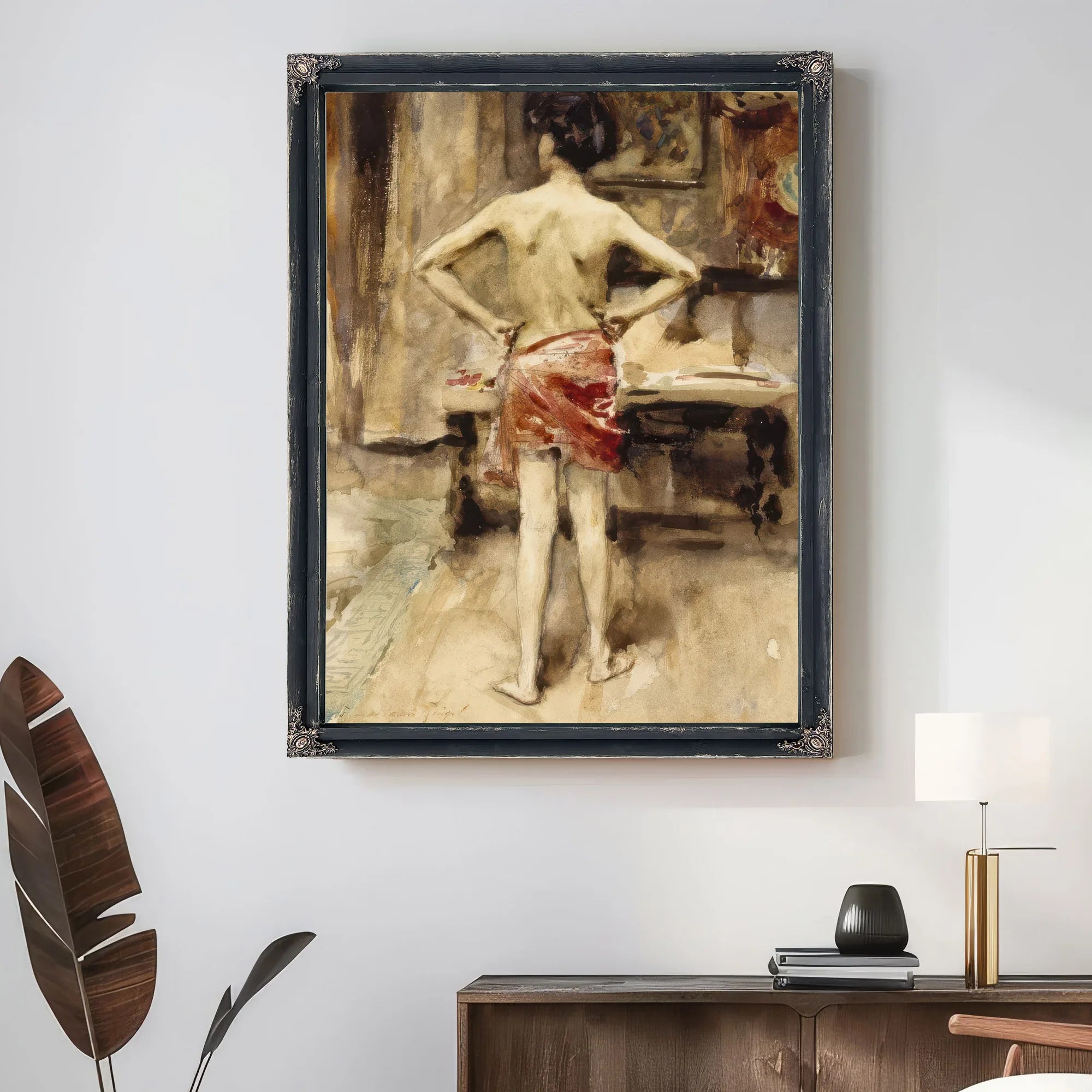 The Model By John Singer Sargent Fine Art Print