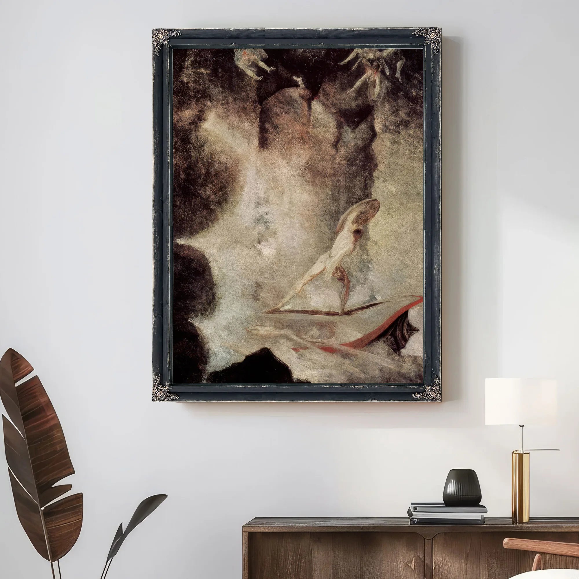 Odysseus In Front Of Scylla And Charybdis By Henry Fuseli Fine Art Print