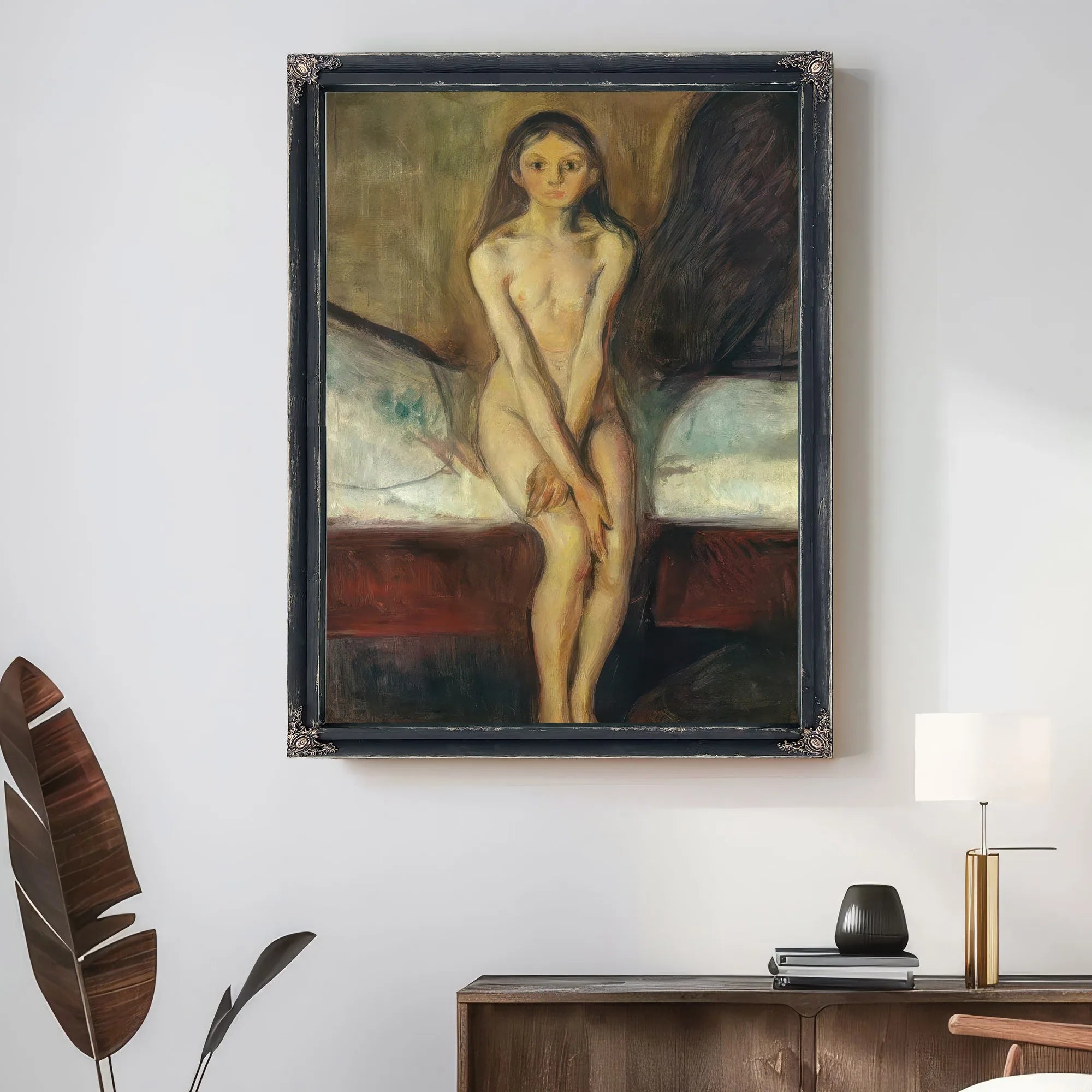 Puberty 1894 By Edvard Munch Fine Art Print