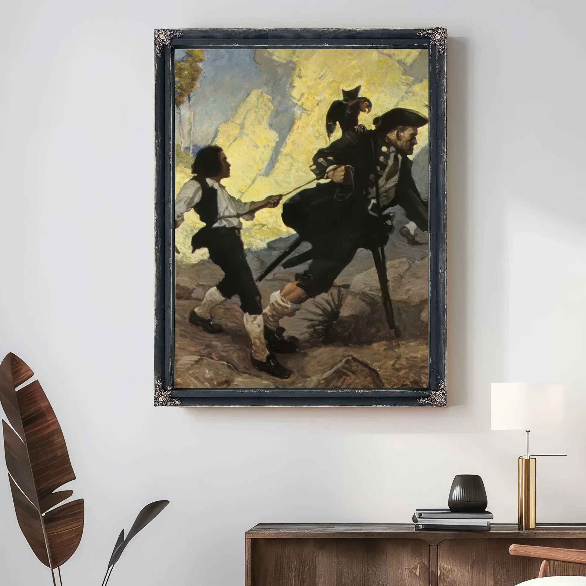 The Hostage By NC Wyeth Fine Art Print