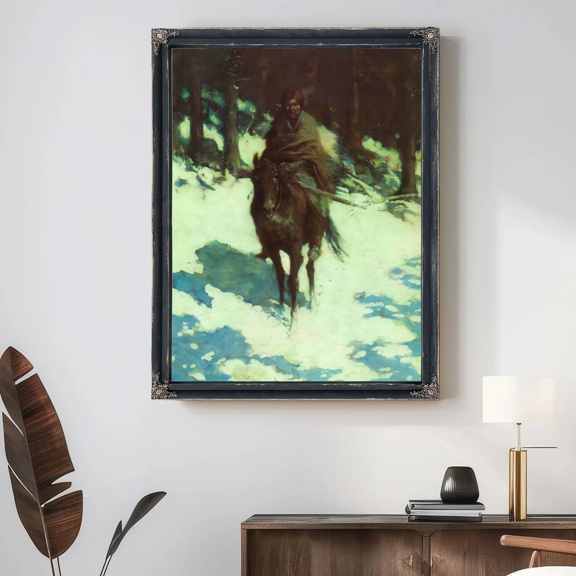 Rhe Sentinel By Frederic Remington Fine Art Print
