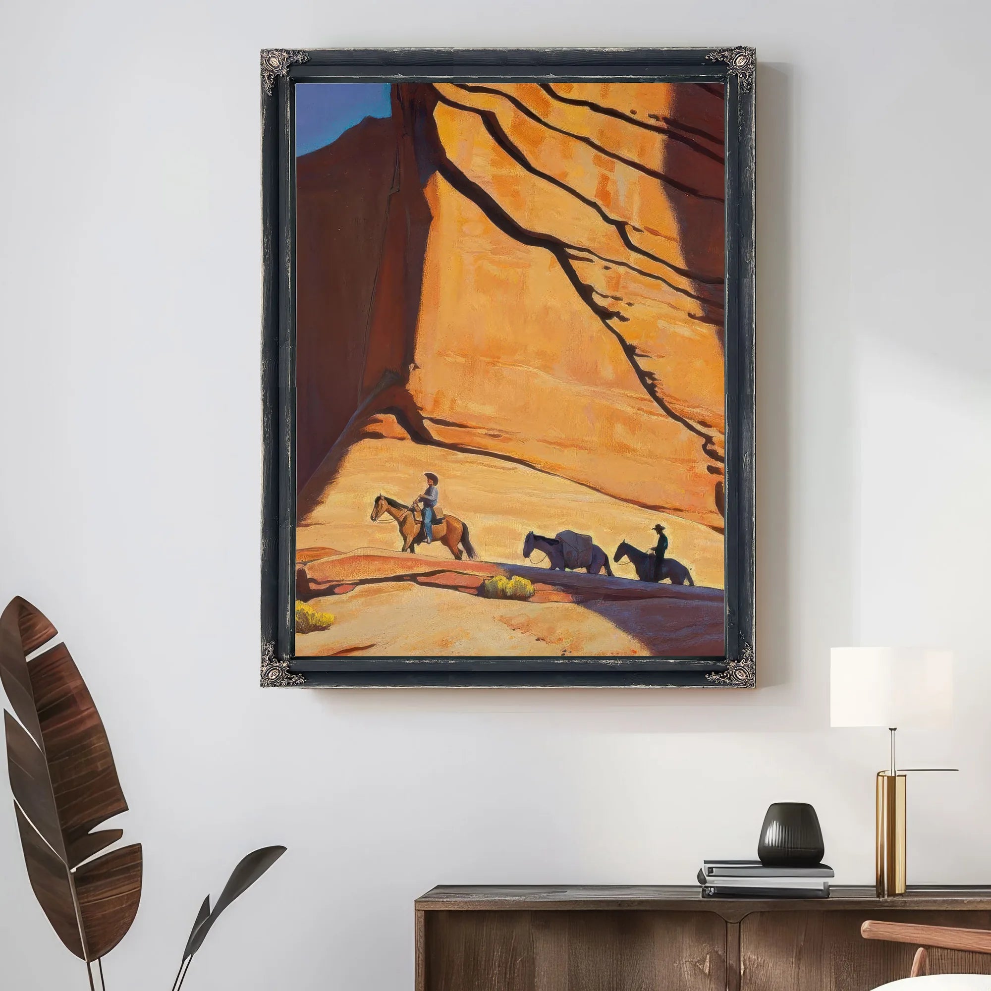 Red Gateway By Maynard Dixon Fine Art Print