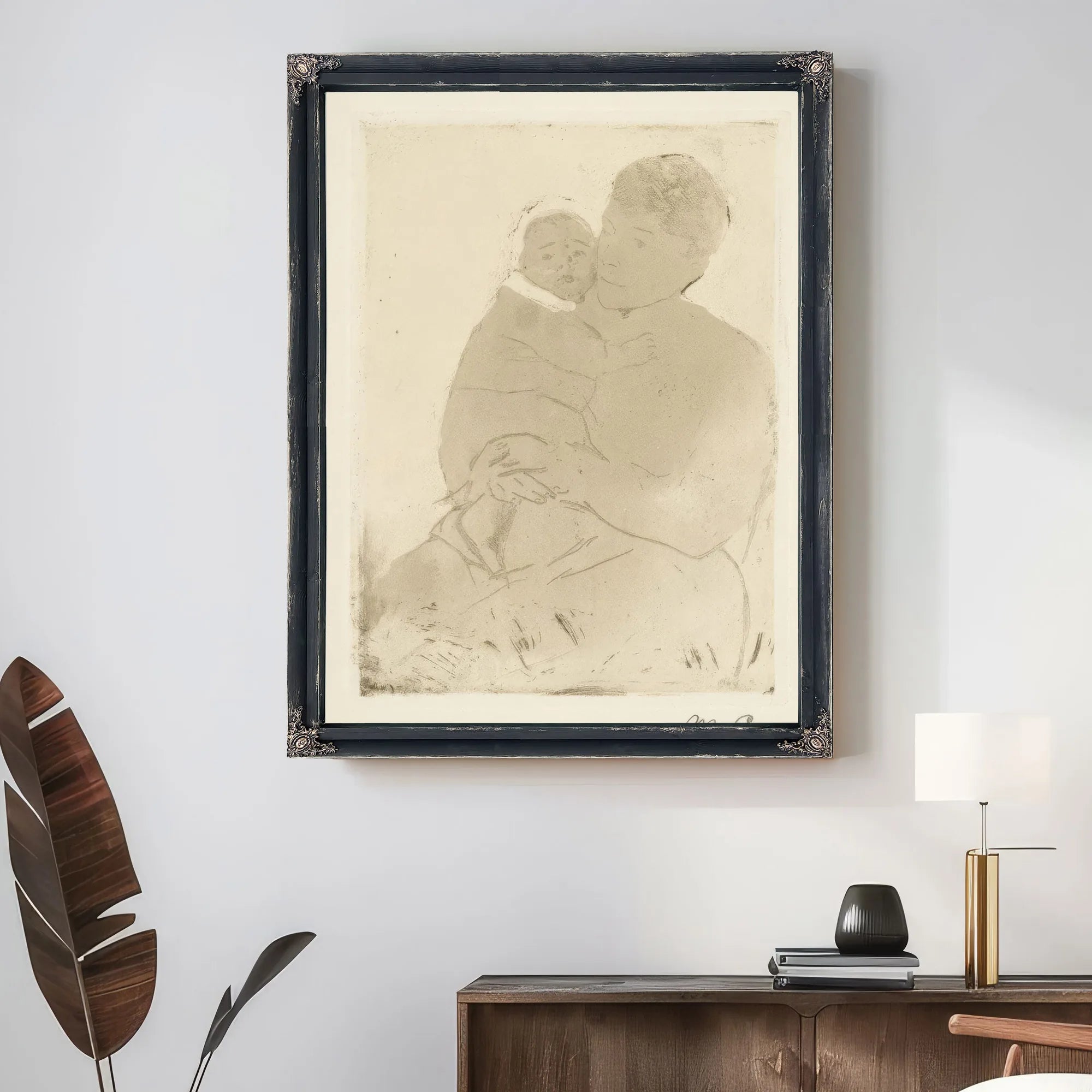Nurse And Baby Bill (No. 1) By Mary Cassatt Fine Art Print
