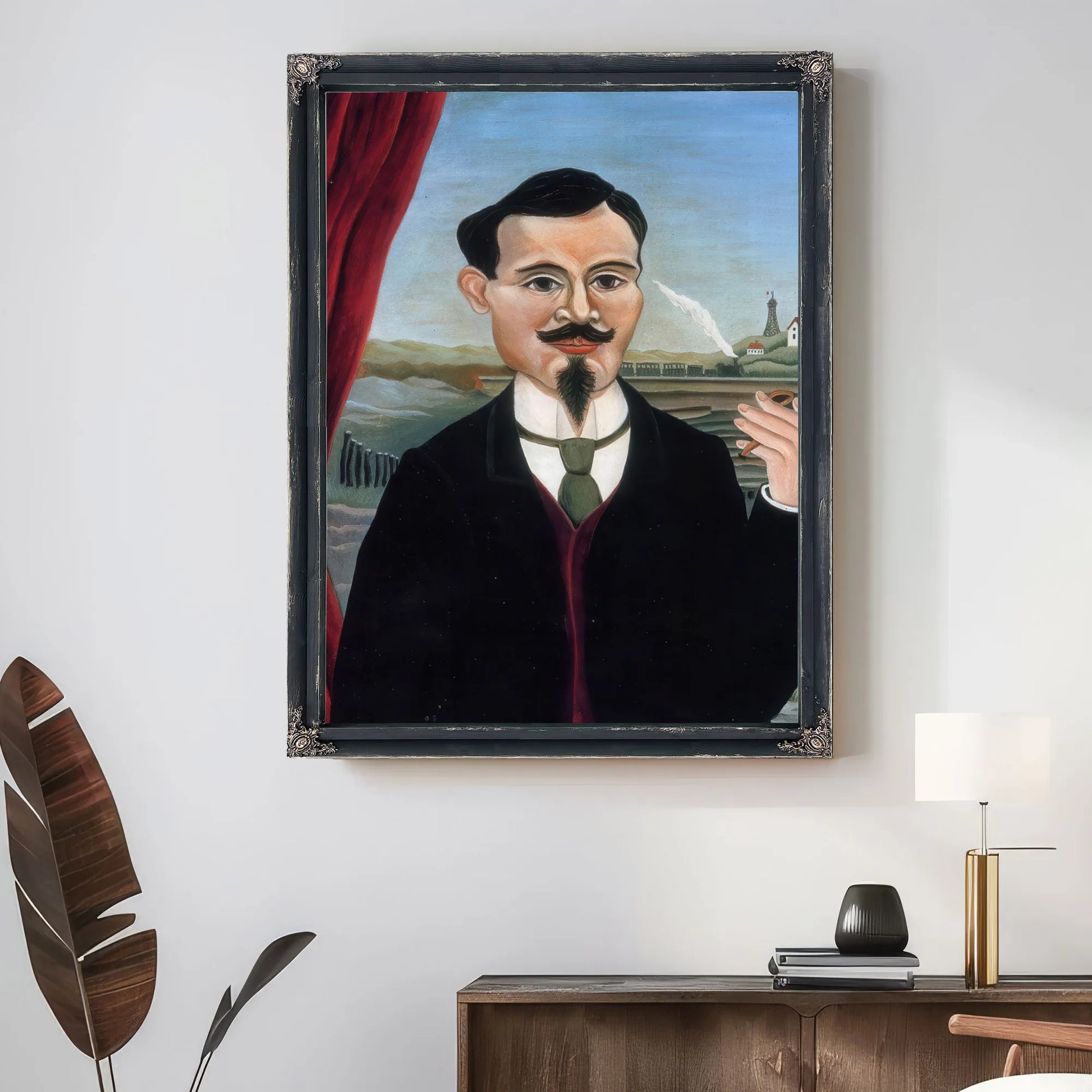 Portrait Of Leon Paul Fargue By Henri Rousseau Fine Art Print