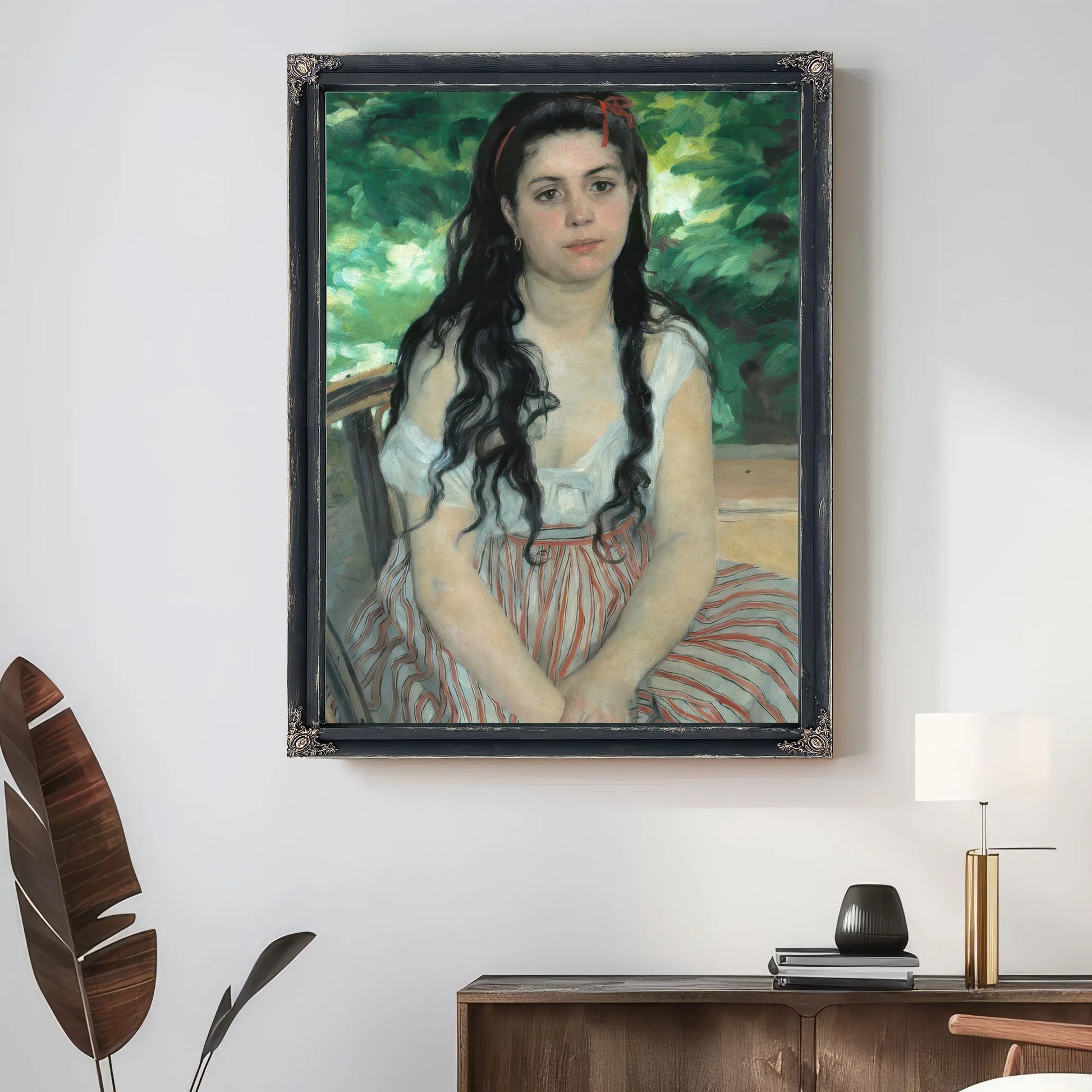 Summer The Bohemian By Pierre Auguste Renoir Fine Art Print