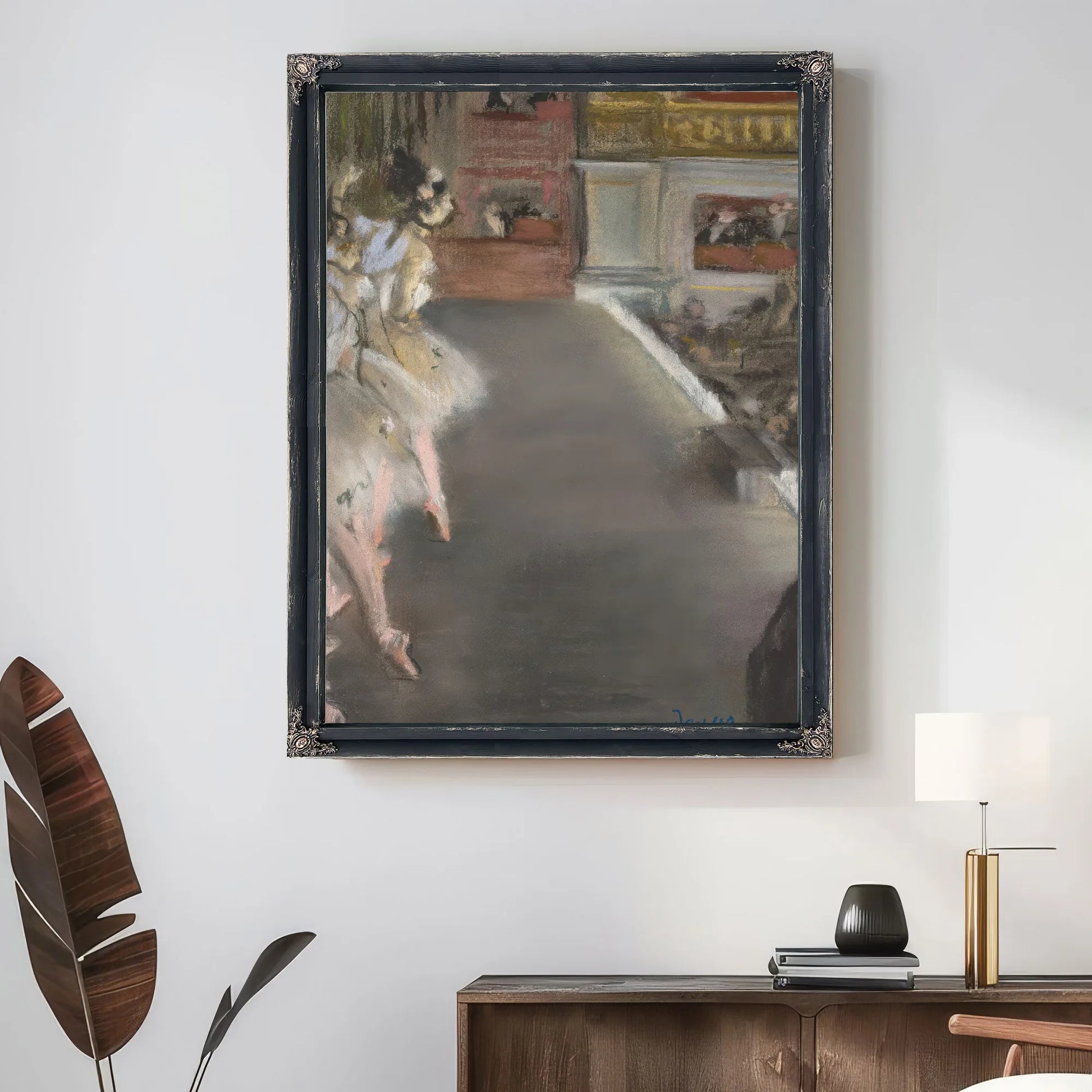 Dancers At The Old Opera House By Edgar Degas Fine Art Print