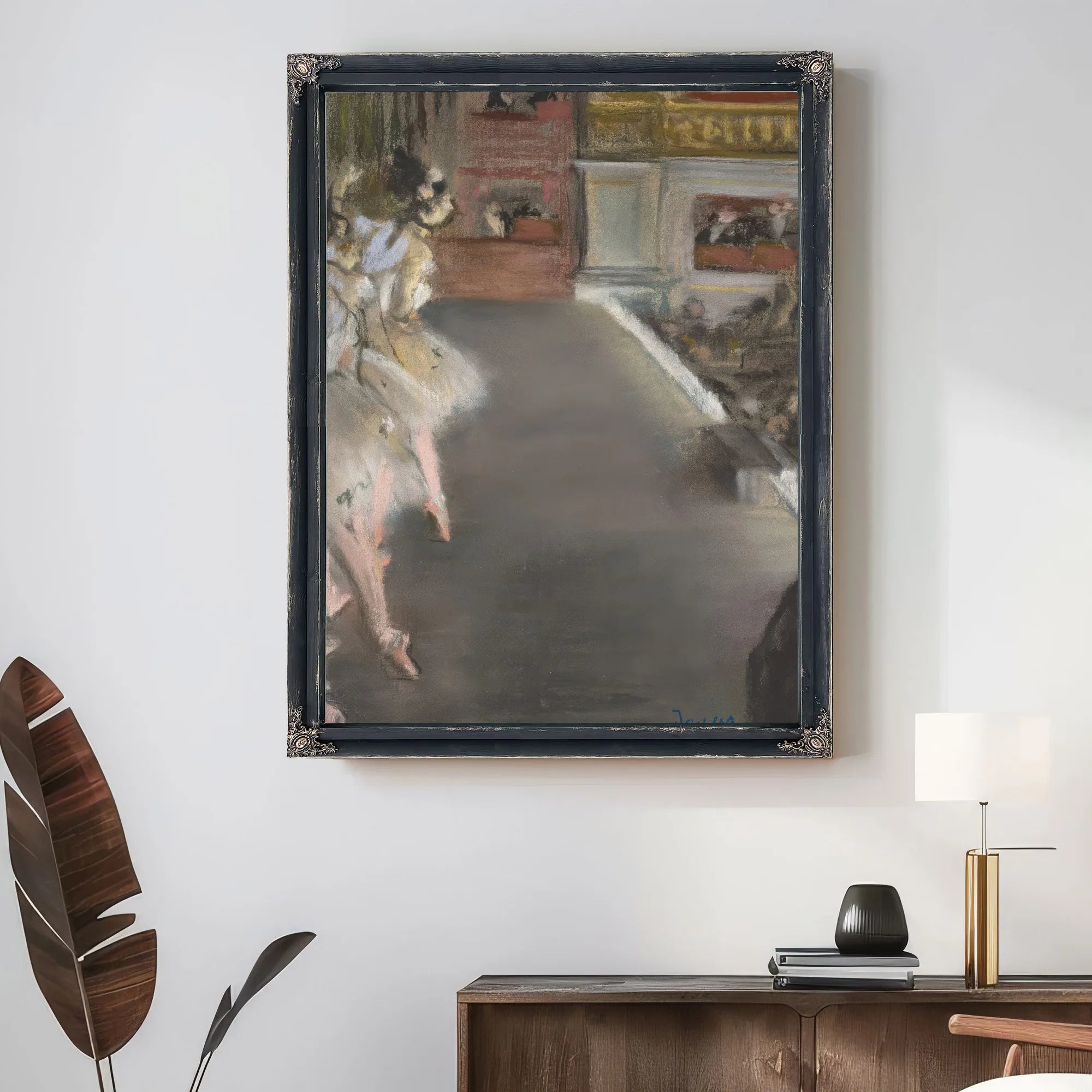 Dancers At The Old Opera House By Edgar Degas Fine Art Print