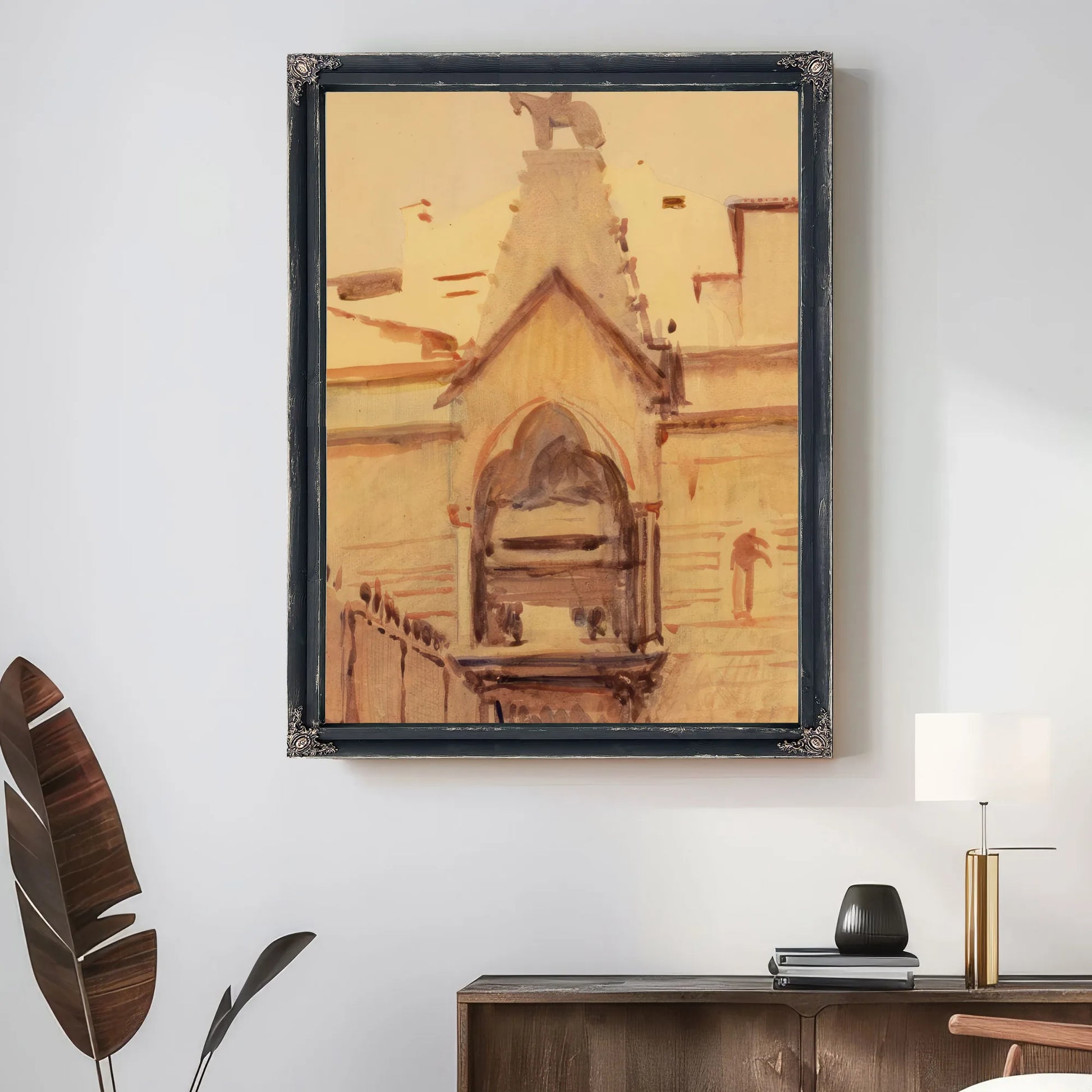 Tomb Of Verona By Abbott Handerson Thayer Fine Art Print