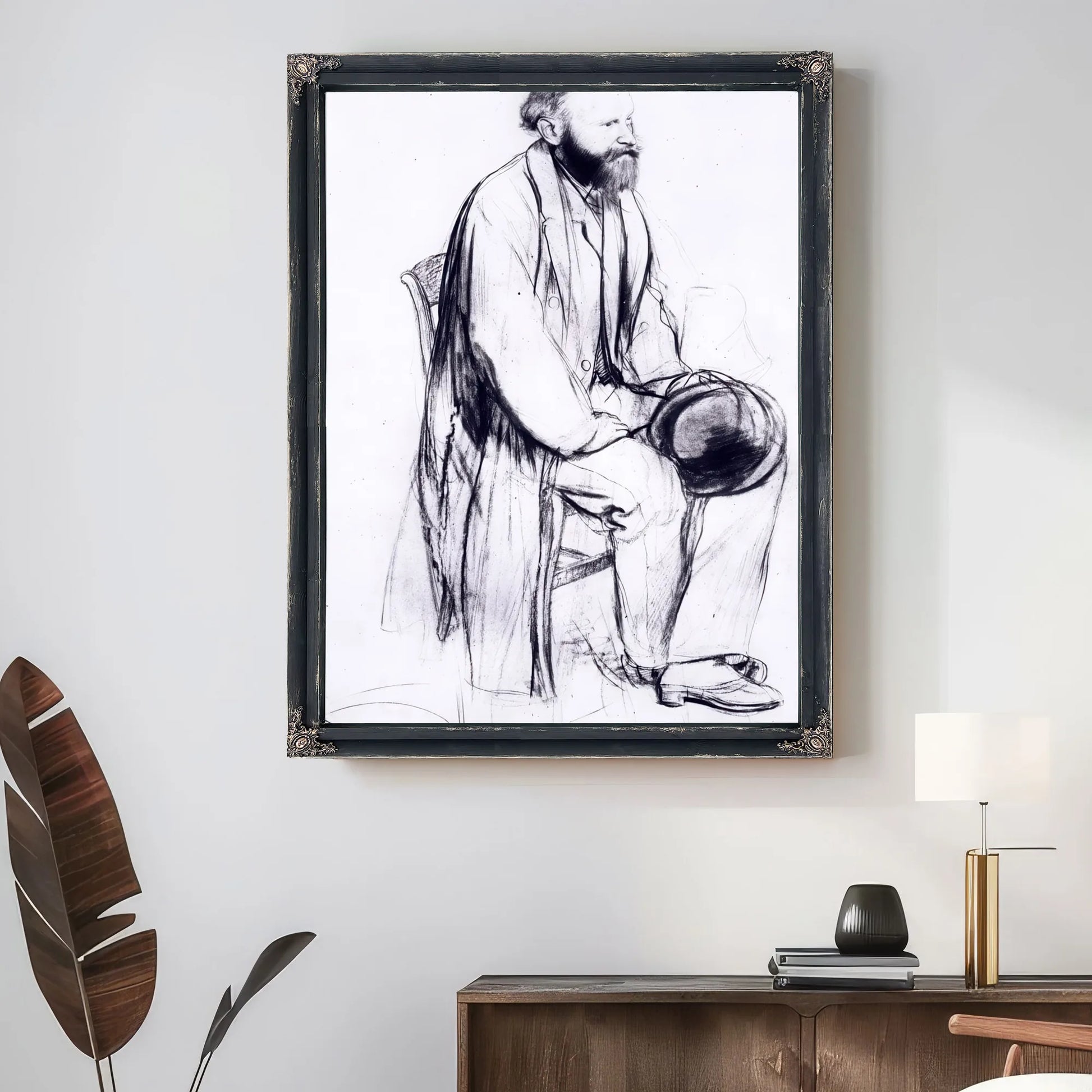 Study For A Portrait Of Manet By Edgar Degas Fine Art Print