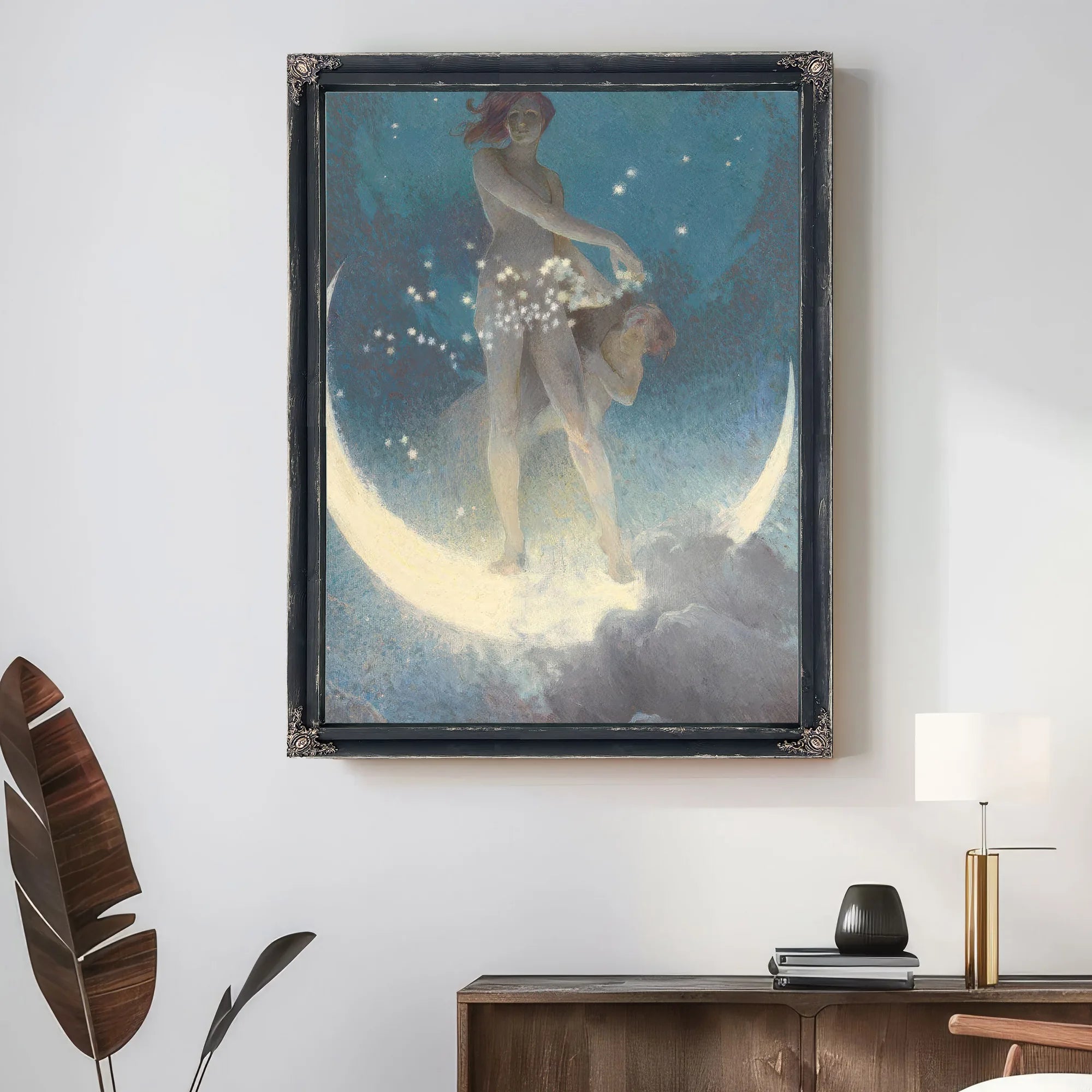 Spring Scattering Stars By Edwin Blashfield Fine Art Print