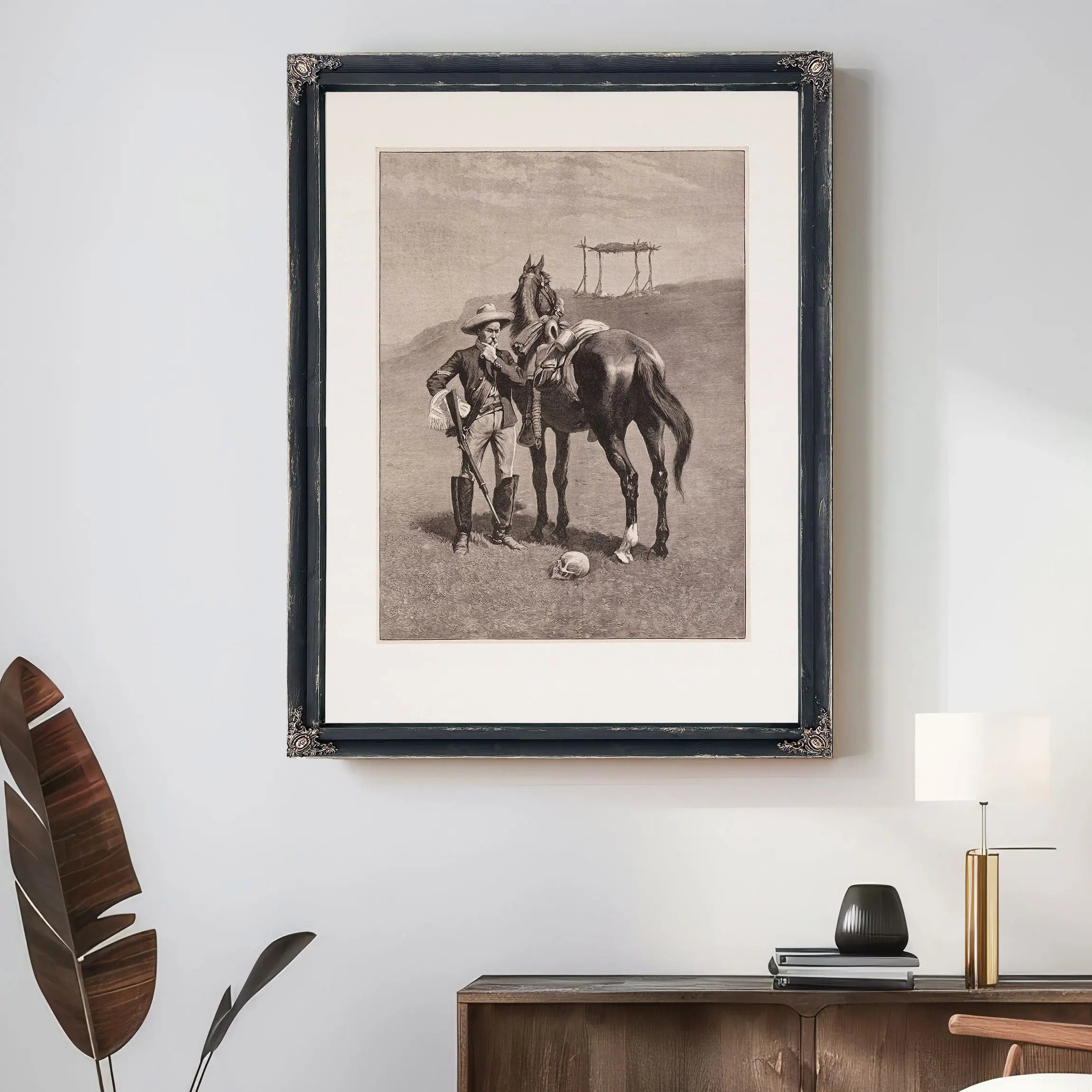 The Frontier Troopers Thanatopsis by Frederic Remington