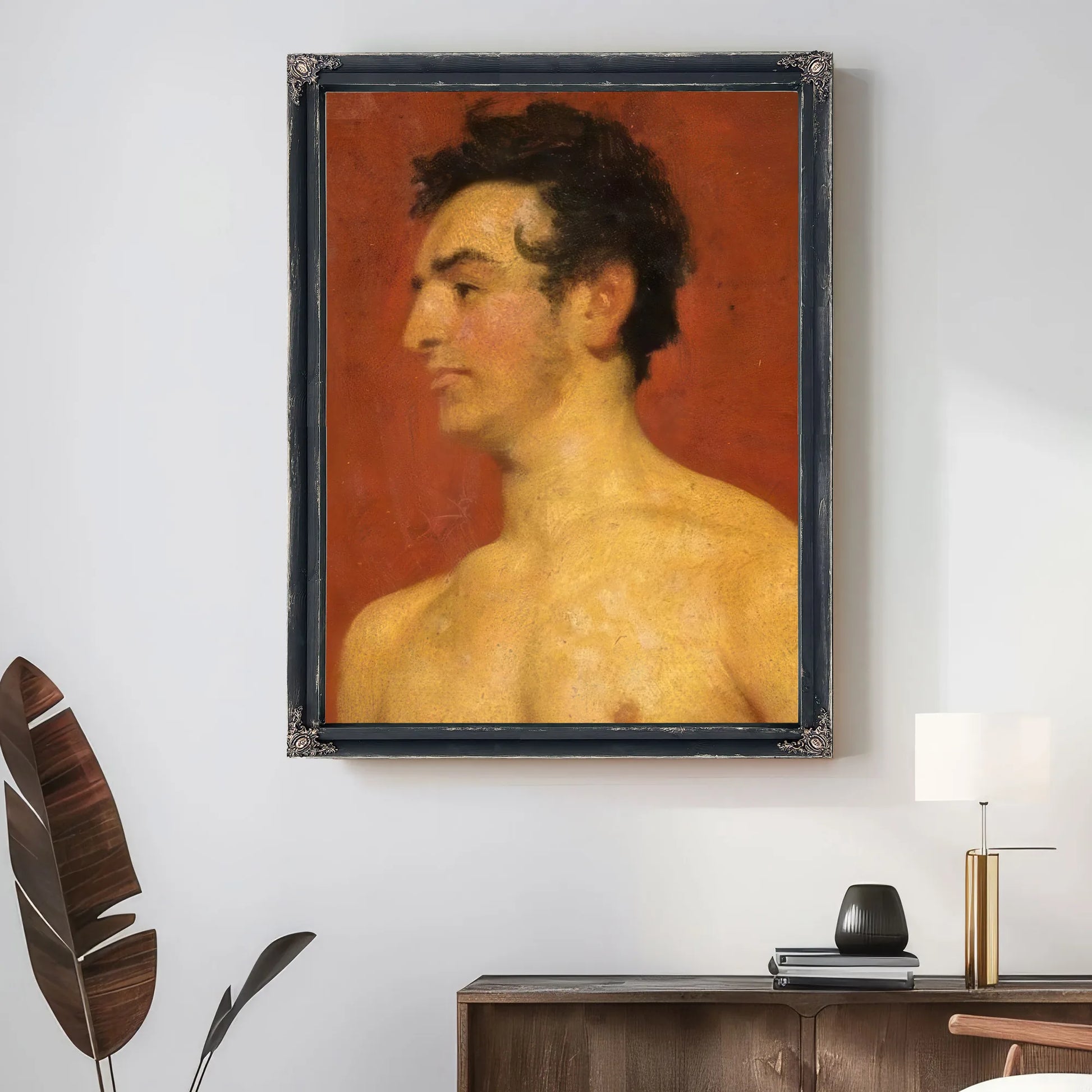 Portrait Of A Man By William Etty Fine Art Print