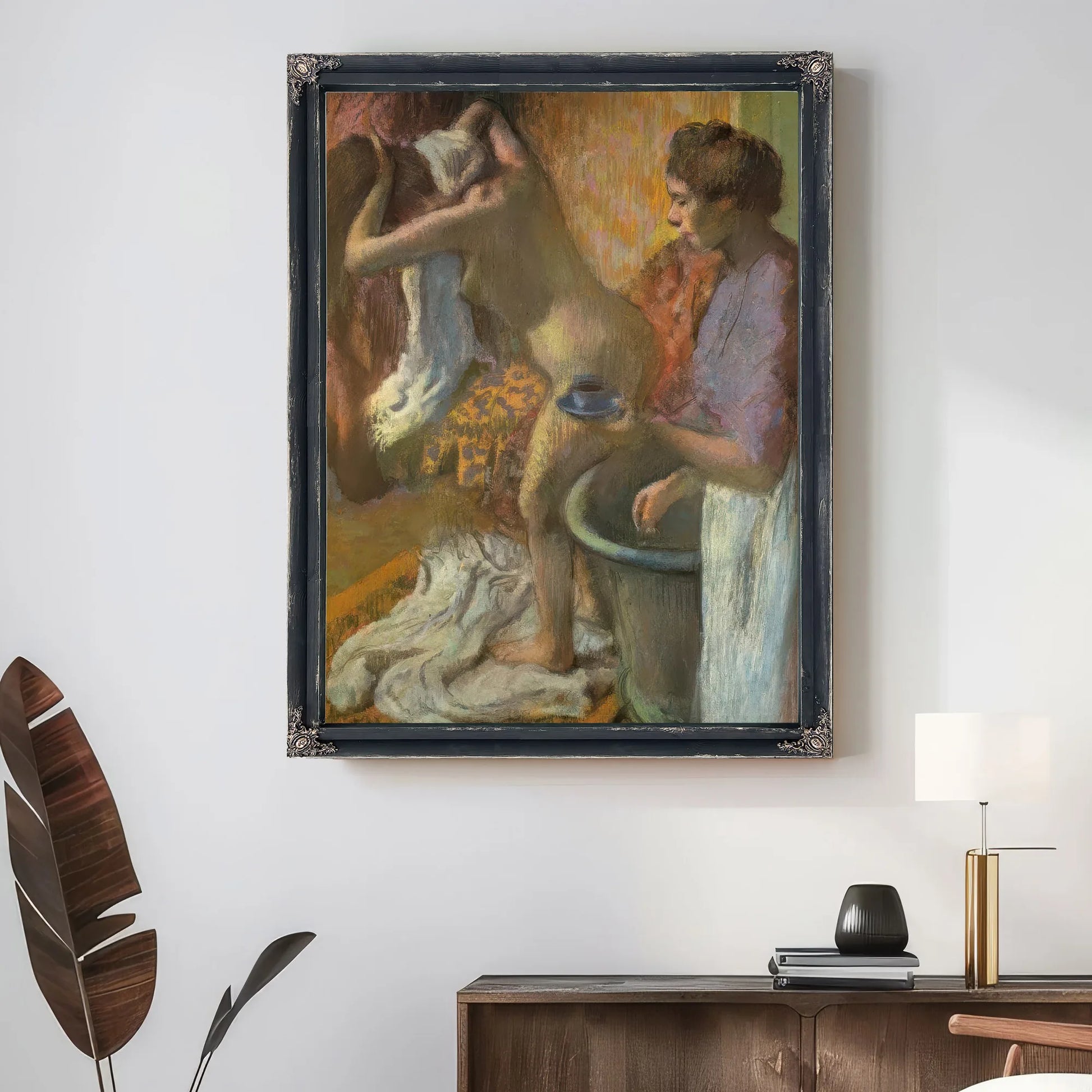 Breakfast After The Bath By Edgar Degas Fine Art Print