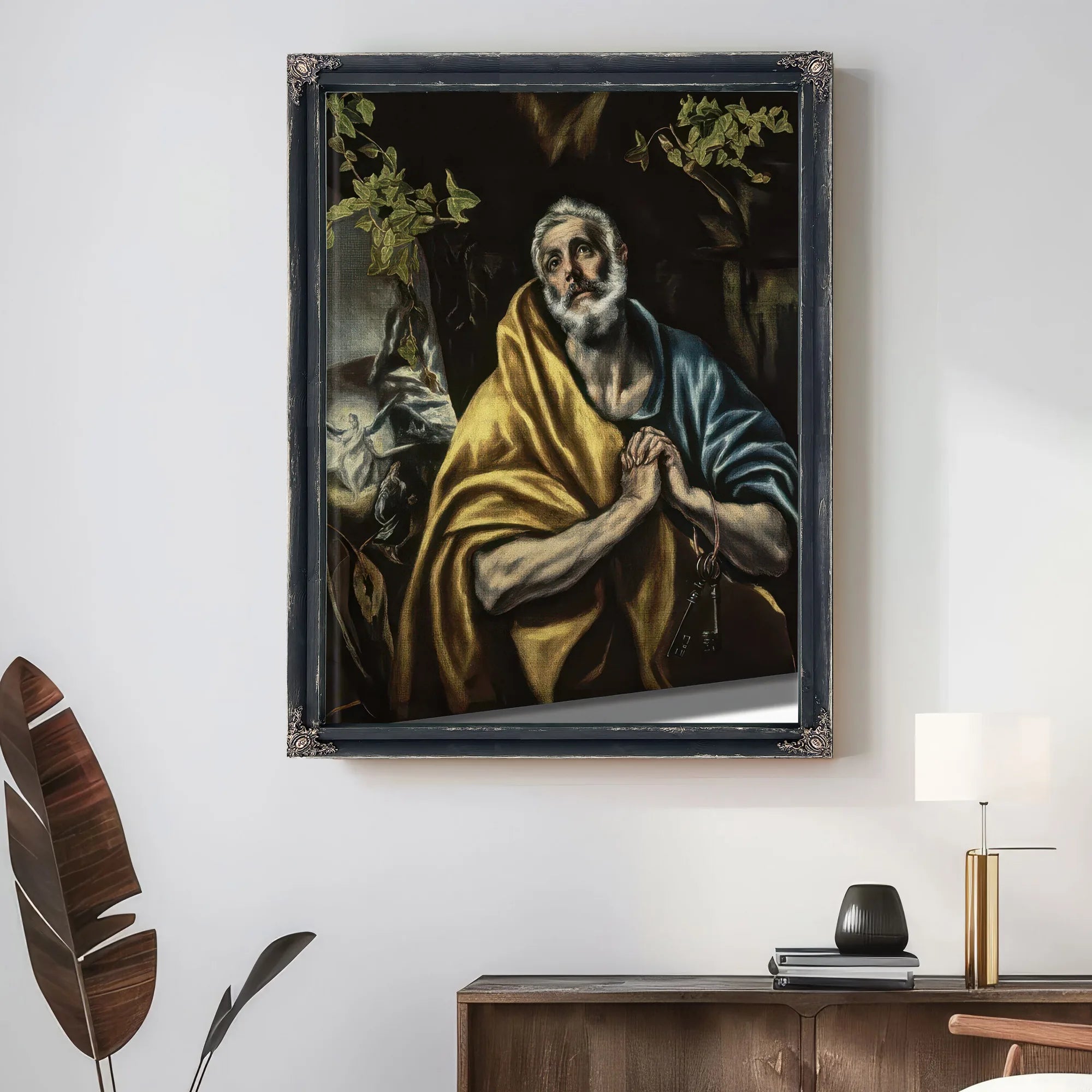 The Penitent Saint Peter By El Greco Fine Art Print