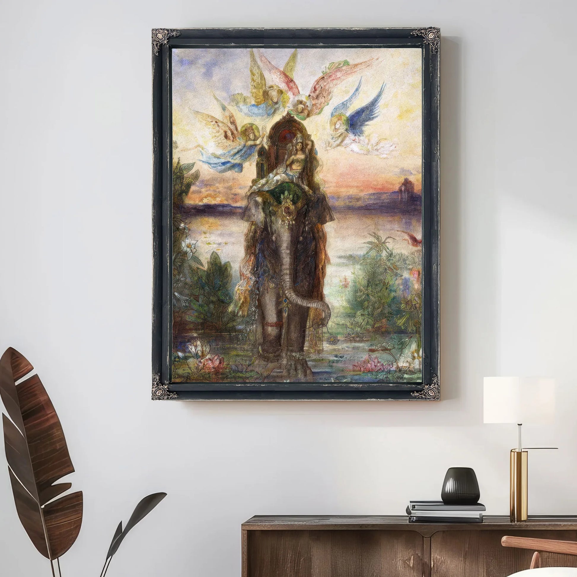 The Sacred Elephant Peri 1882 By Gustave Moreau Fine Art Print