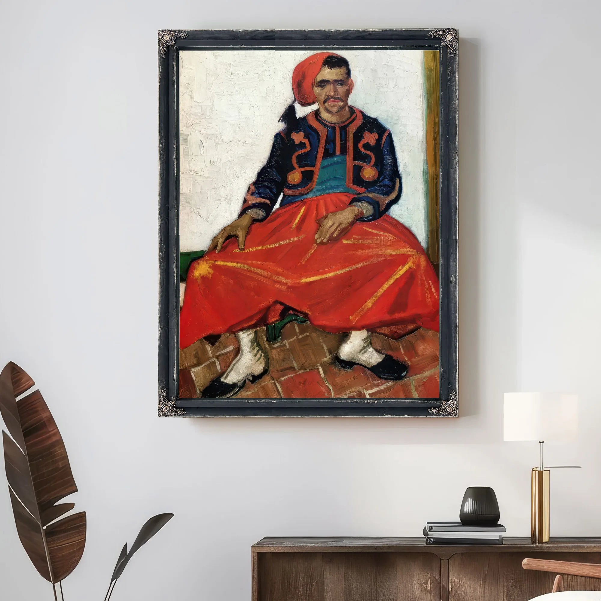 The Seated Zouave By Vincent Van Gogh Fine Art Print